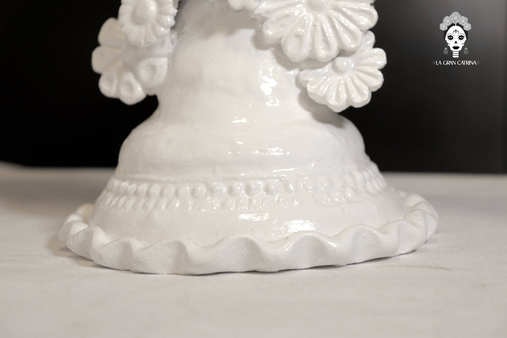 Cross white - Glazed Clay - 18 in. Tereri