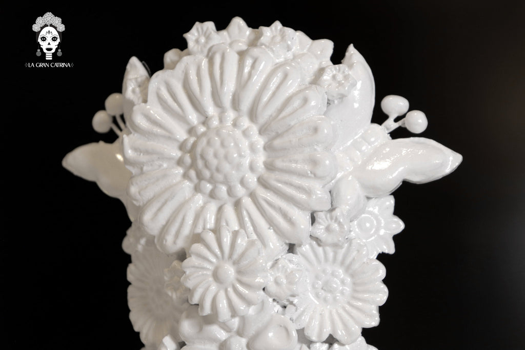 Cross white - Glazed Clay - 18 in. Tereri