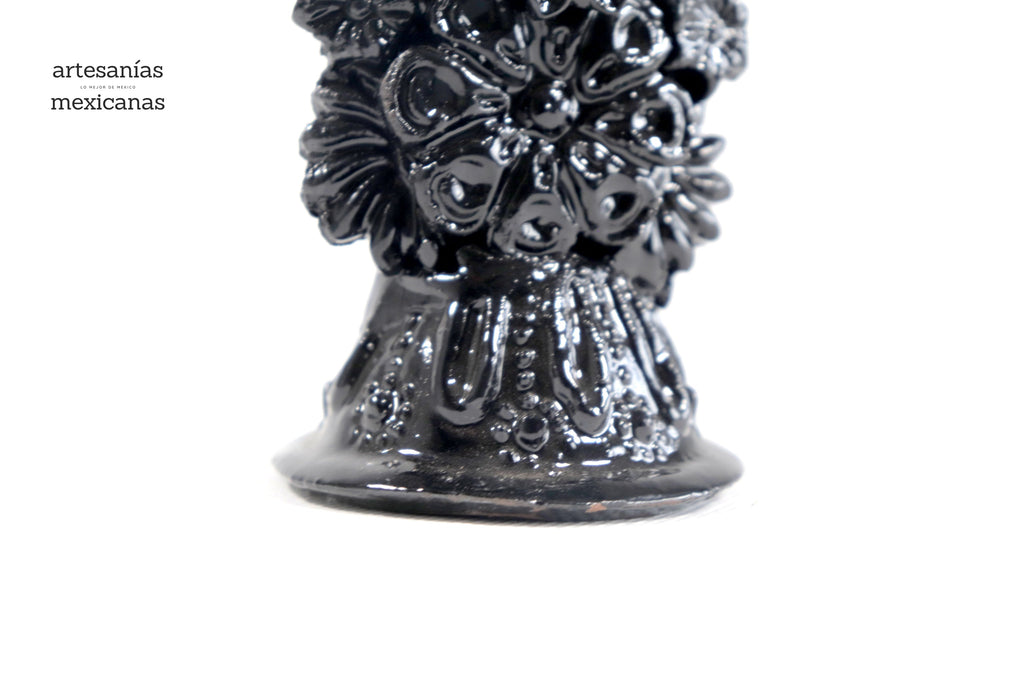 Cross black - Glazed Clay - 7.4 in. Tereri