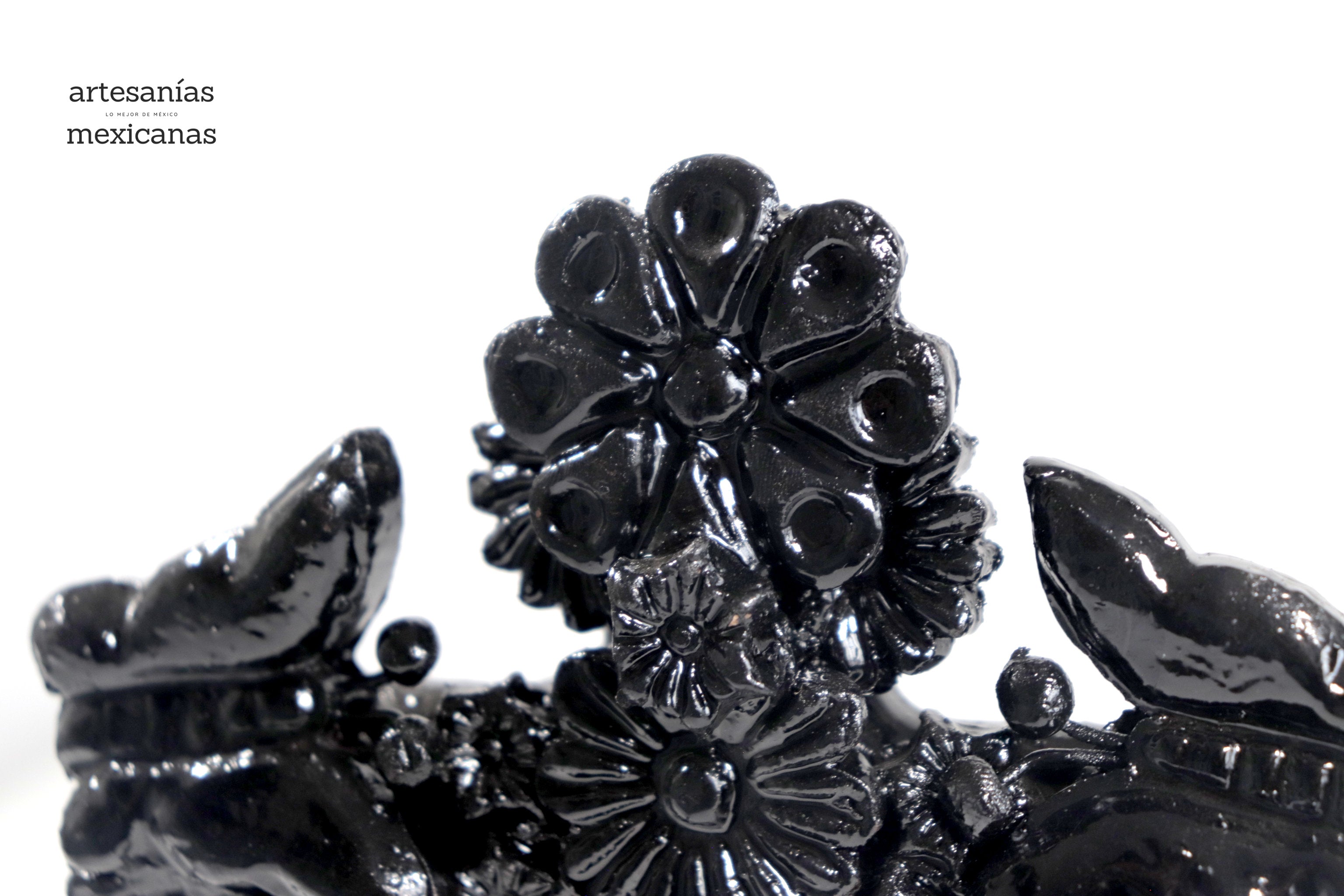 Cross black - Glazed Clay - 7.4 in. Tereri