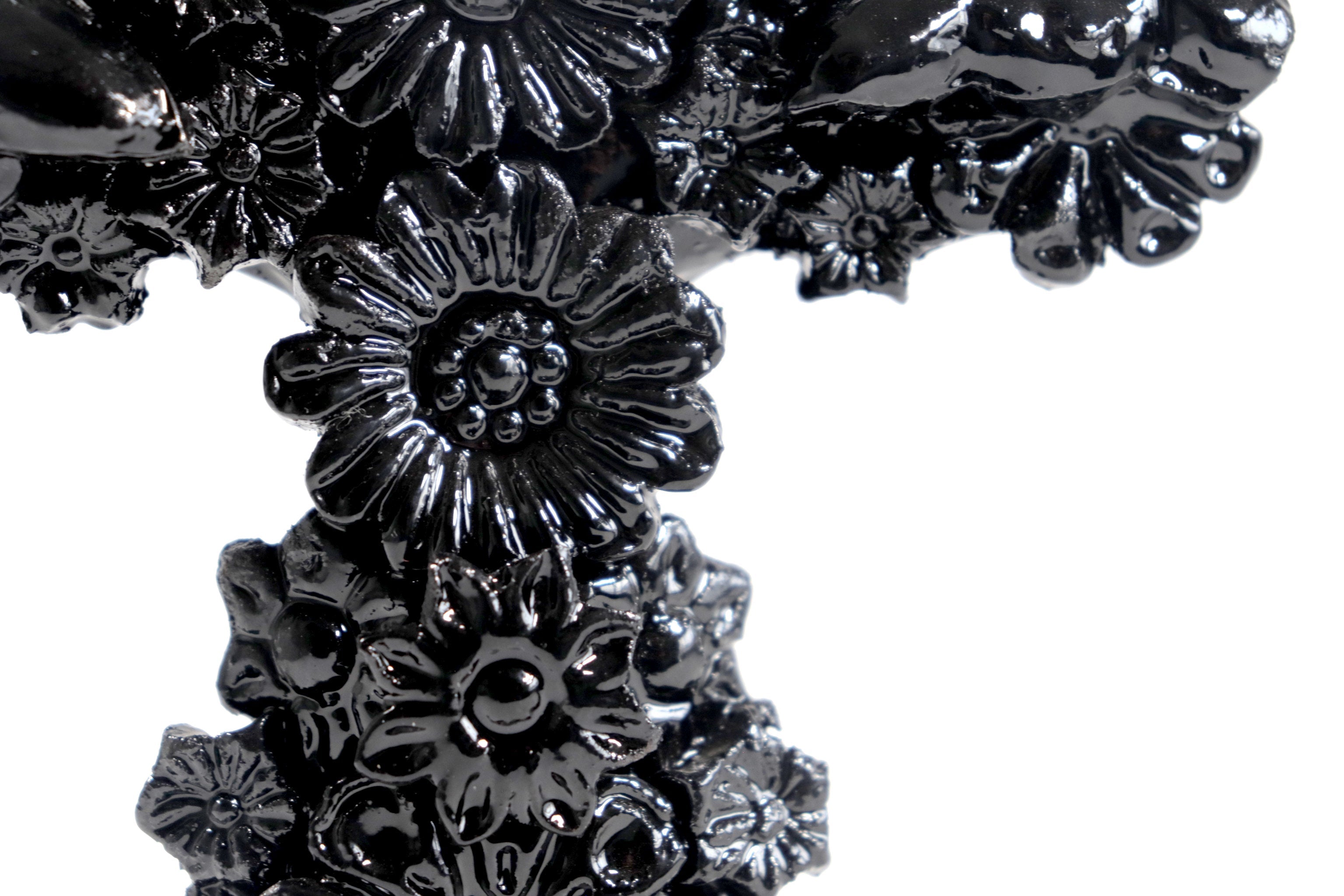 Cross black - Glazed Clay - 7.4 in. Tereri