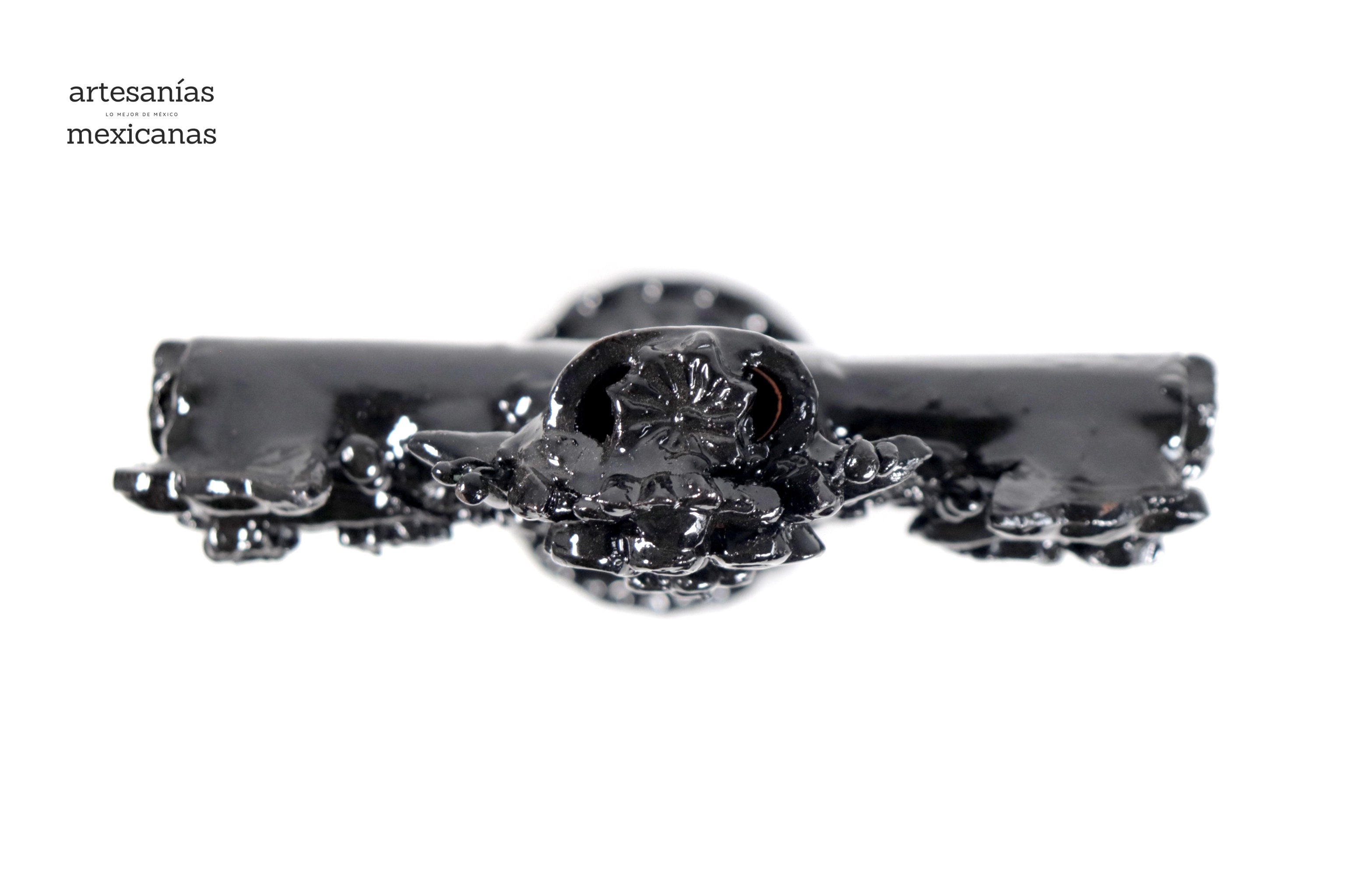 Cross black - Glazed Clay - 10 in. Tereri