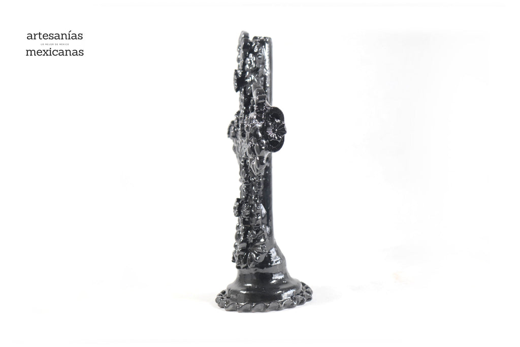 Cross black - Glazed Clay - 12.5 in. Tereri