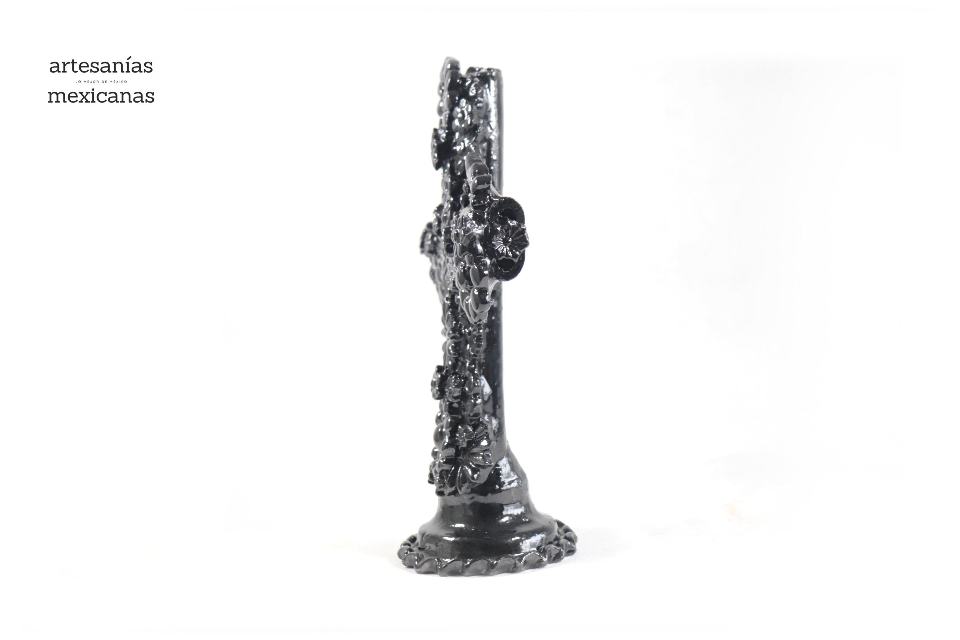 Cross black - Glazed Clay - 12.5 in. Tereri