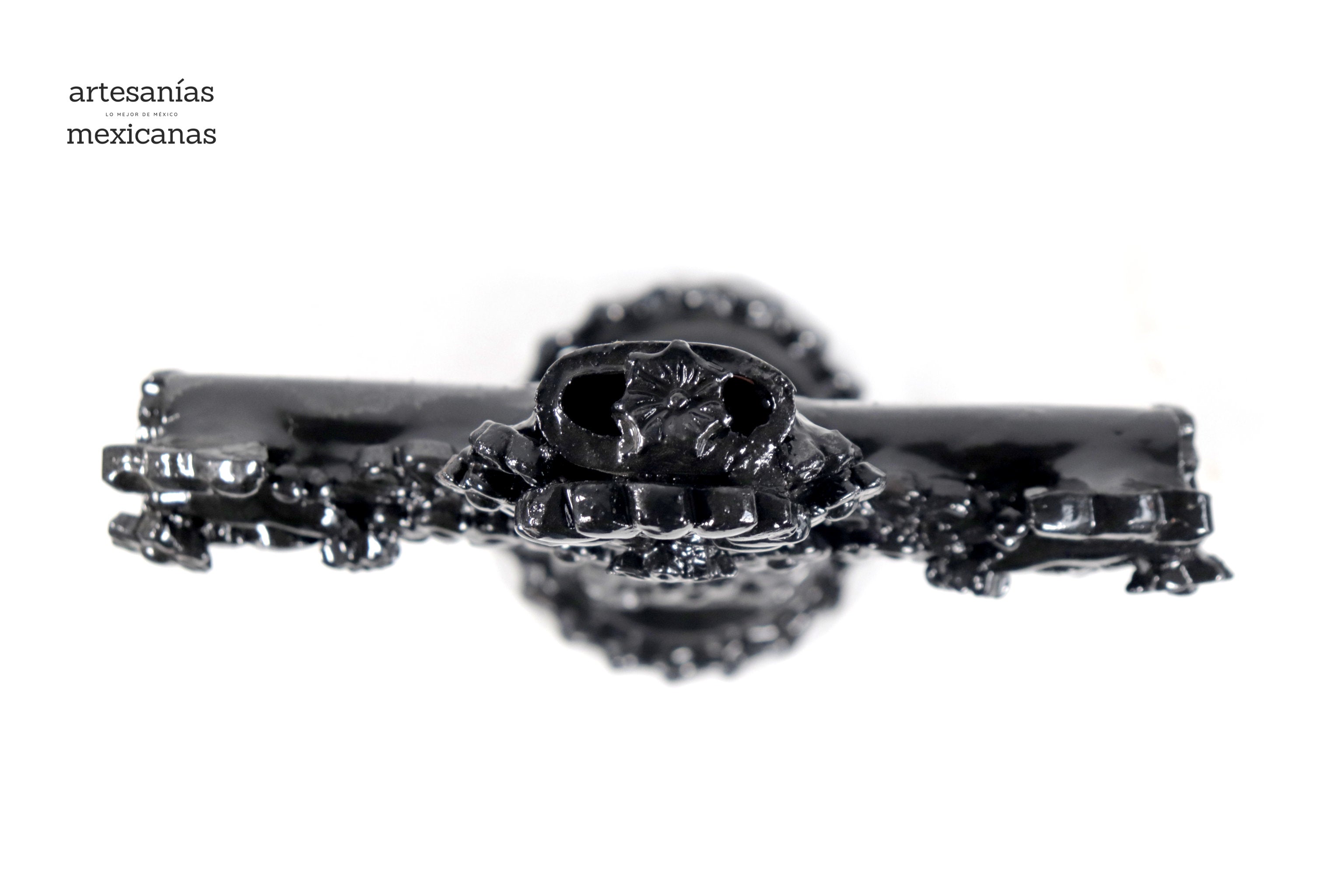 Cross black - Glazed Clay - 12.5 in. Tereri