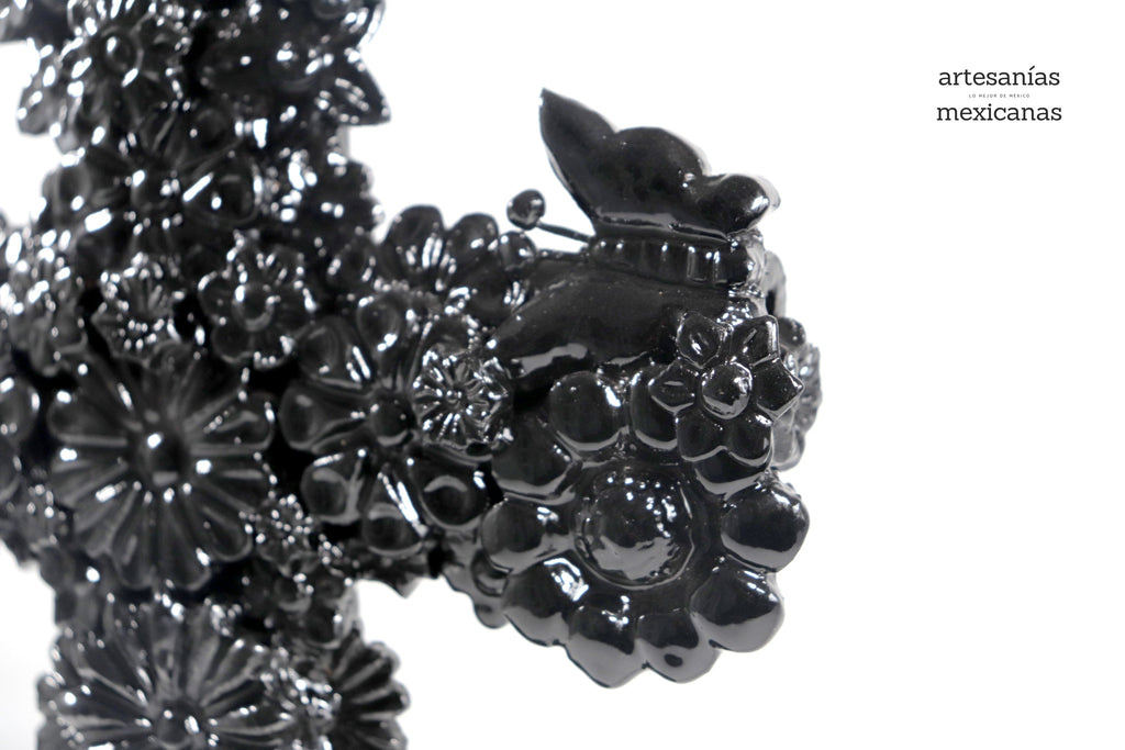 Cross black - Glazed Clay - 12.5 in. Tereri