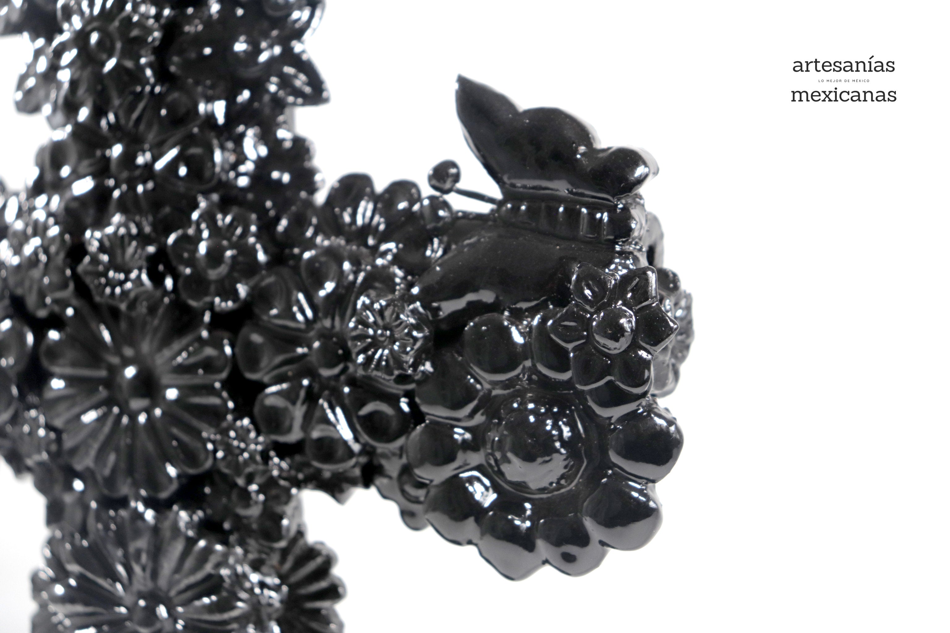 Cross black - Glazed Clay - 12.5 in. Tereri