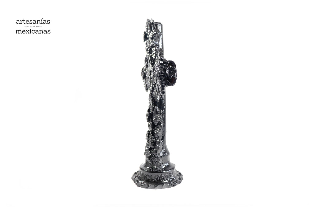 Cross black - Glazed Clay - 15 in. Tereri