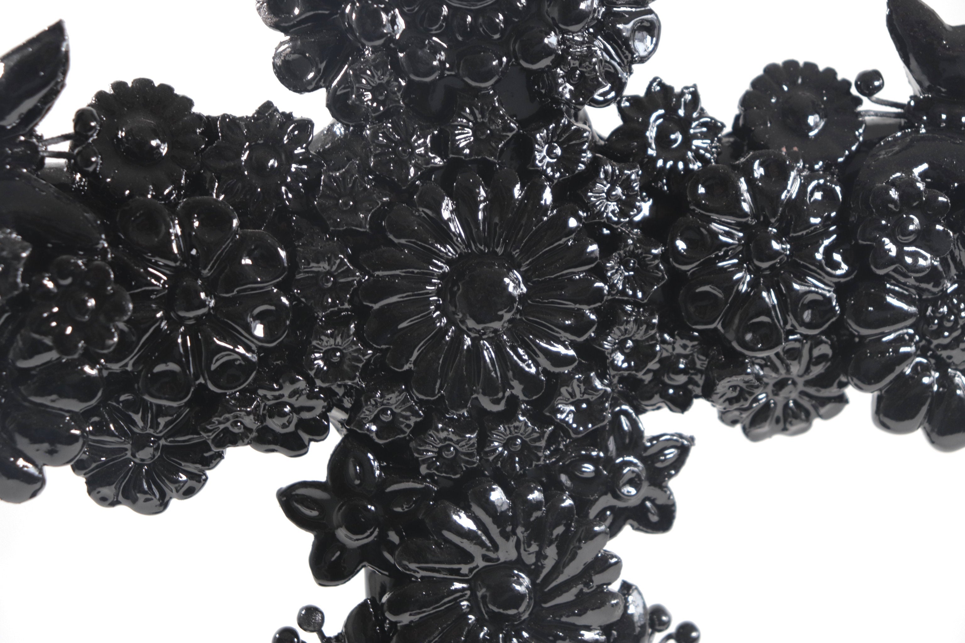 Cross black - Glazed Clay - 15 in. Tereri