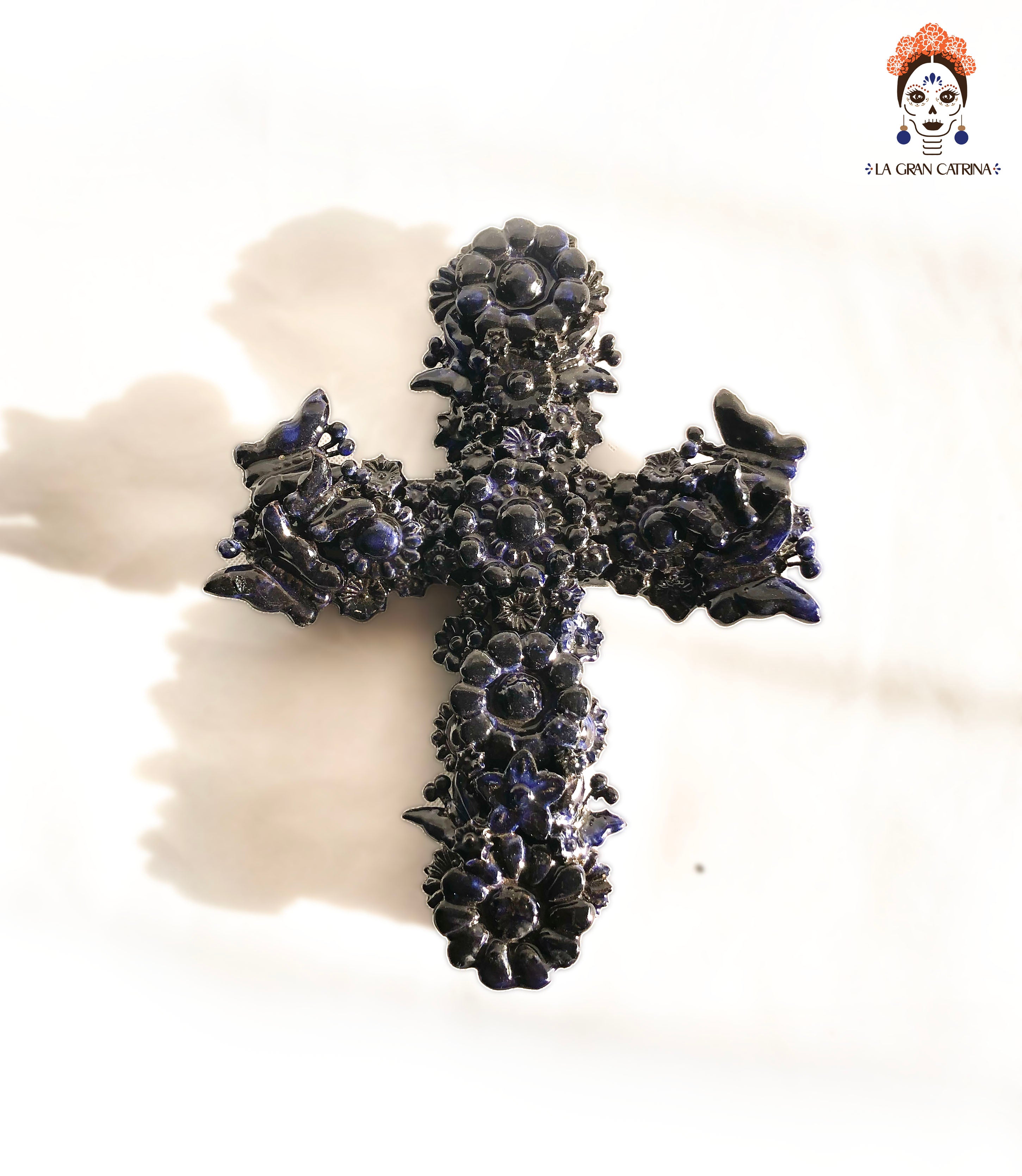 Cross - Glazed Clay - 11 in. Tereri