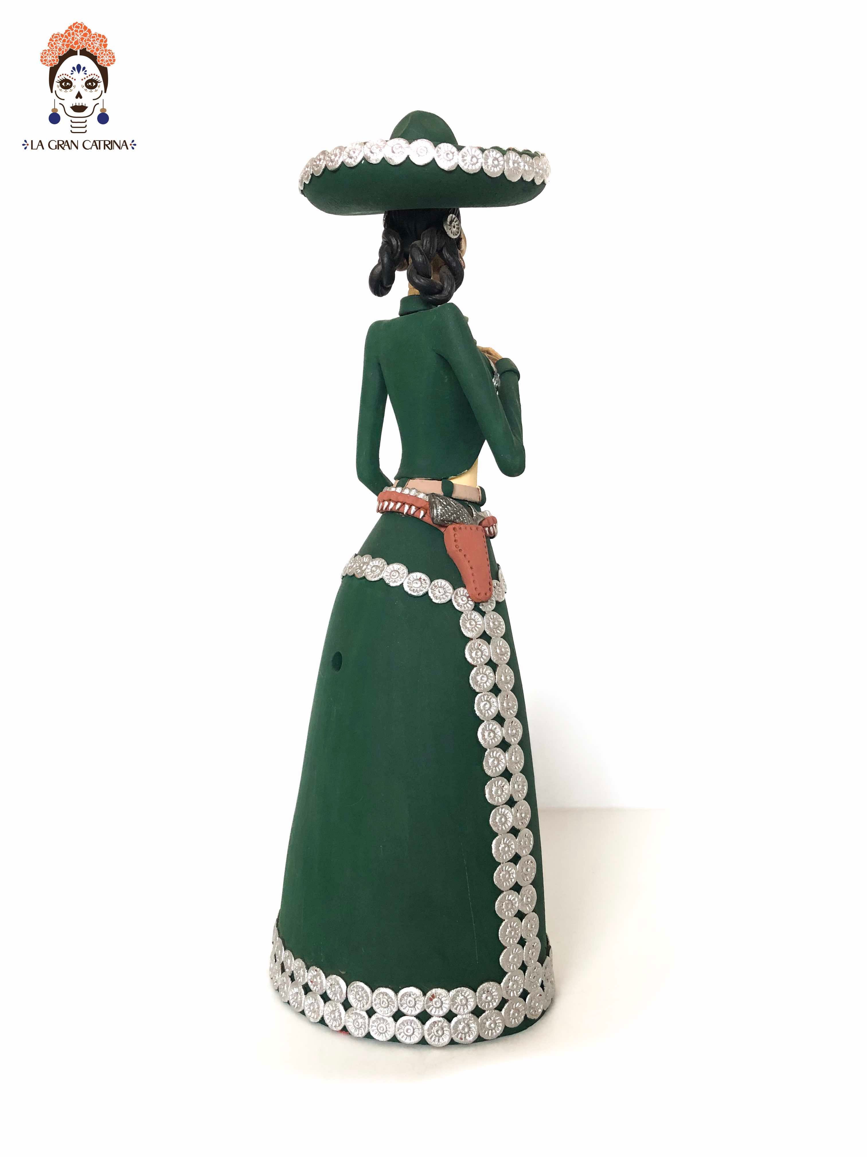 Pair of Catrines Charros - 15 in. Adan