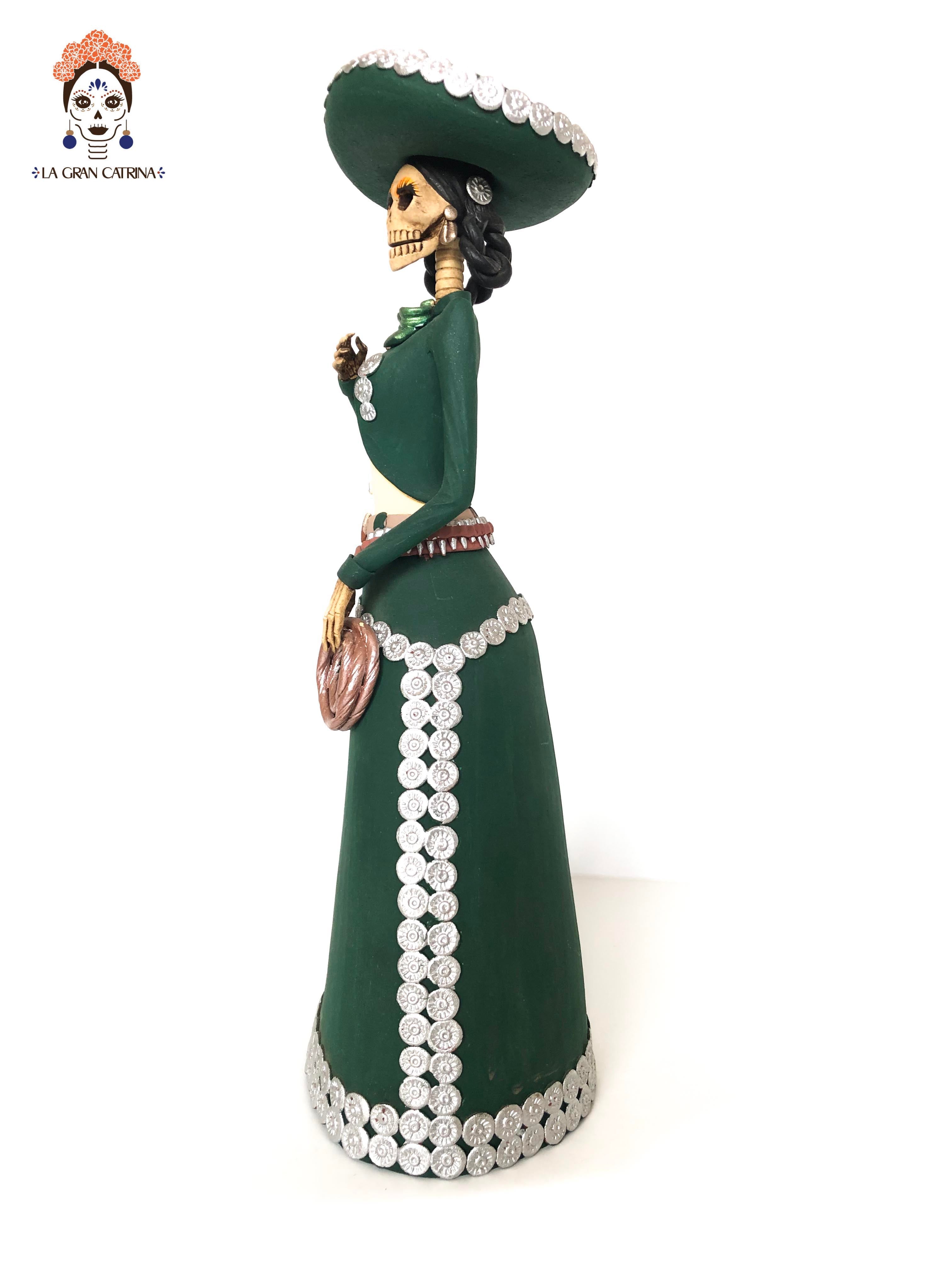 Pair of Catrines Charros - 15 in. Adan