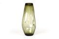 Flower Vase of Blown Glass Green Oliva 18.8 in. Vidrio Soplado