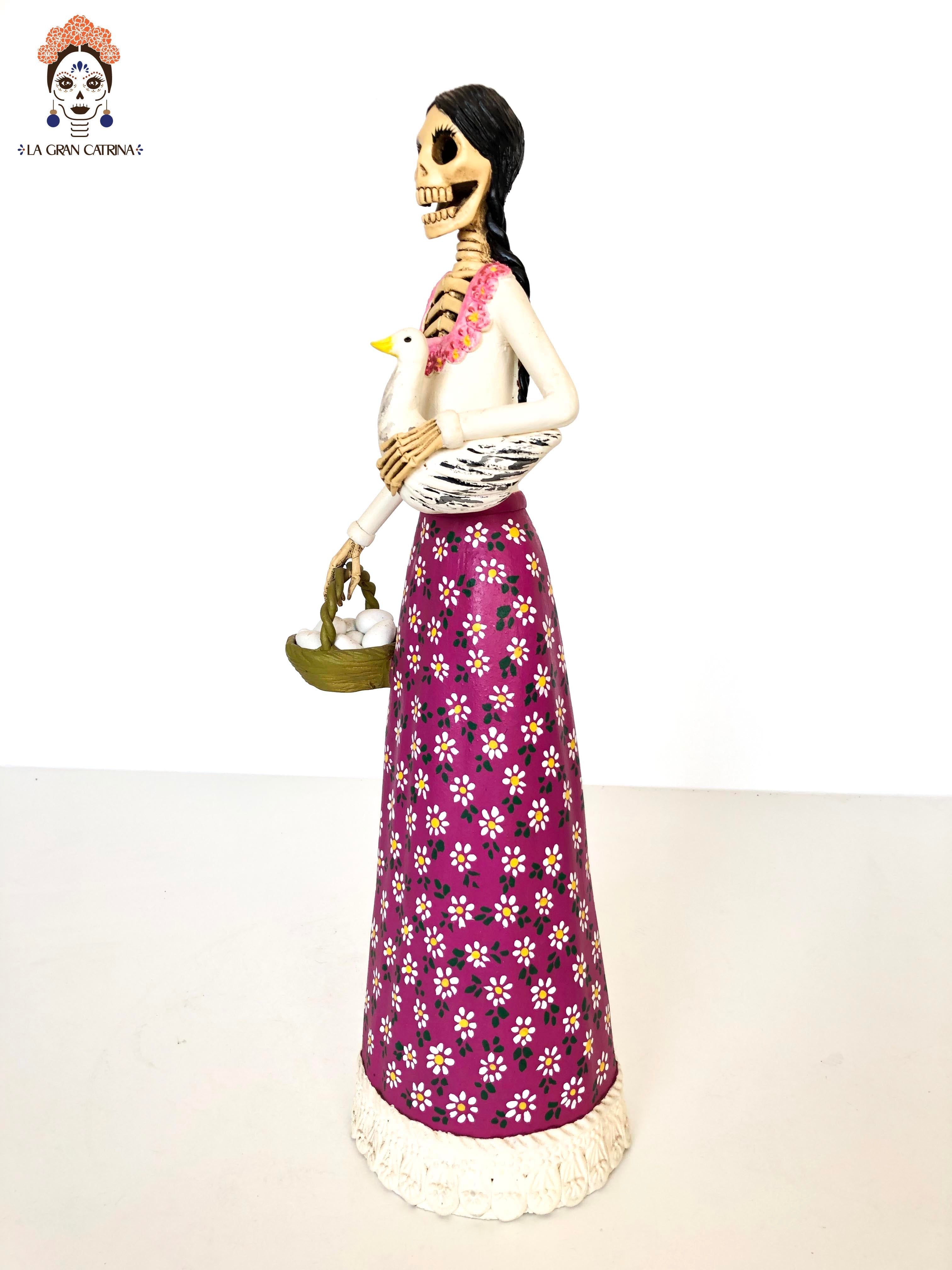 Catrina huevera - 19 in. Adan