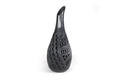 Vase "Río large" Handcrafted Black Clay 16.9 in. - in. Production Tere Oax