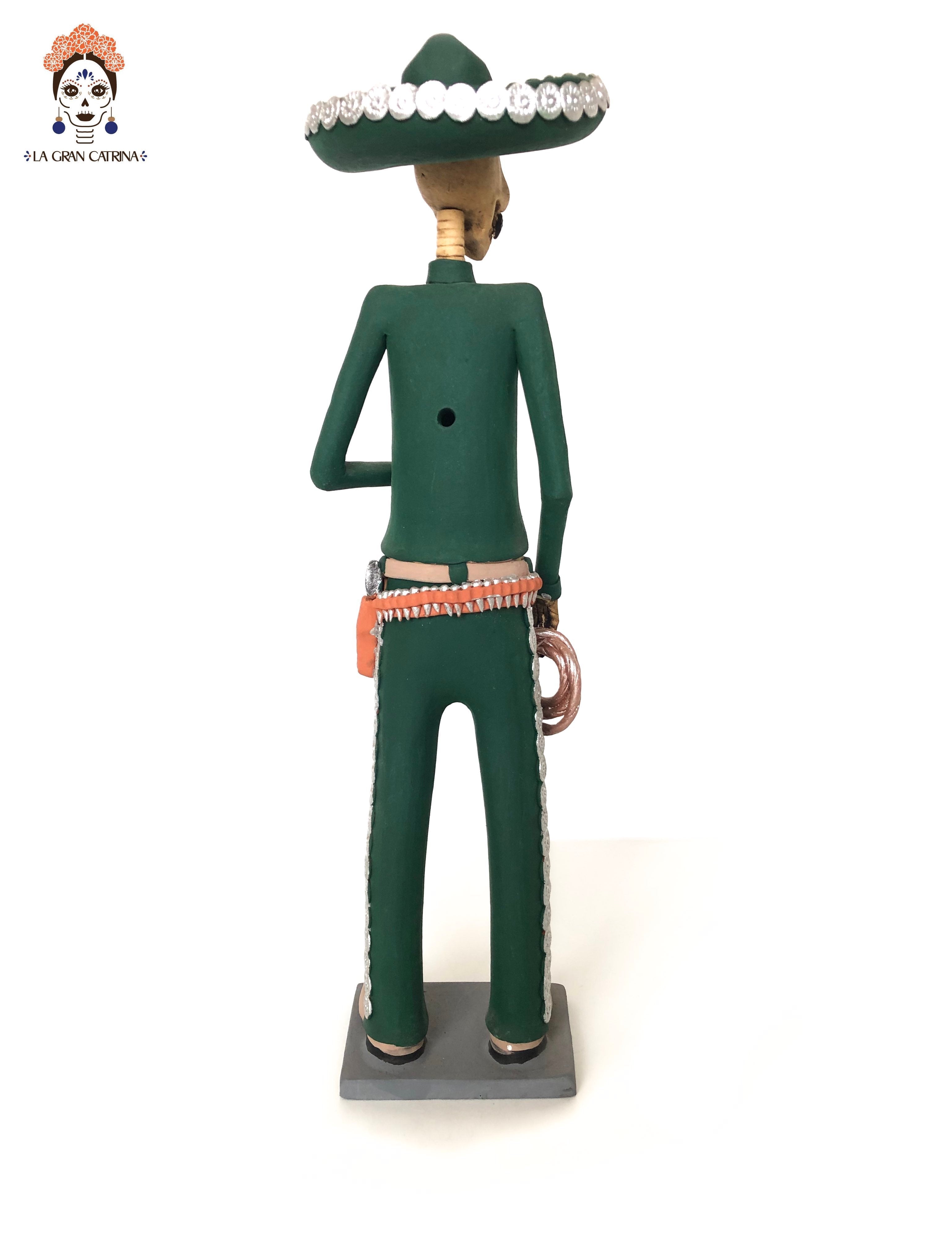 Pair of Catrines Charros - 15 in. Adan