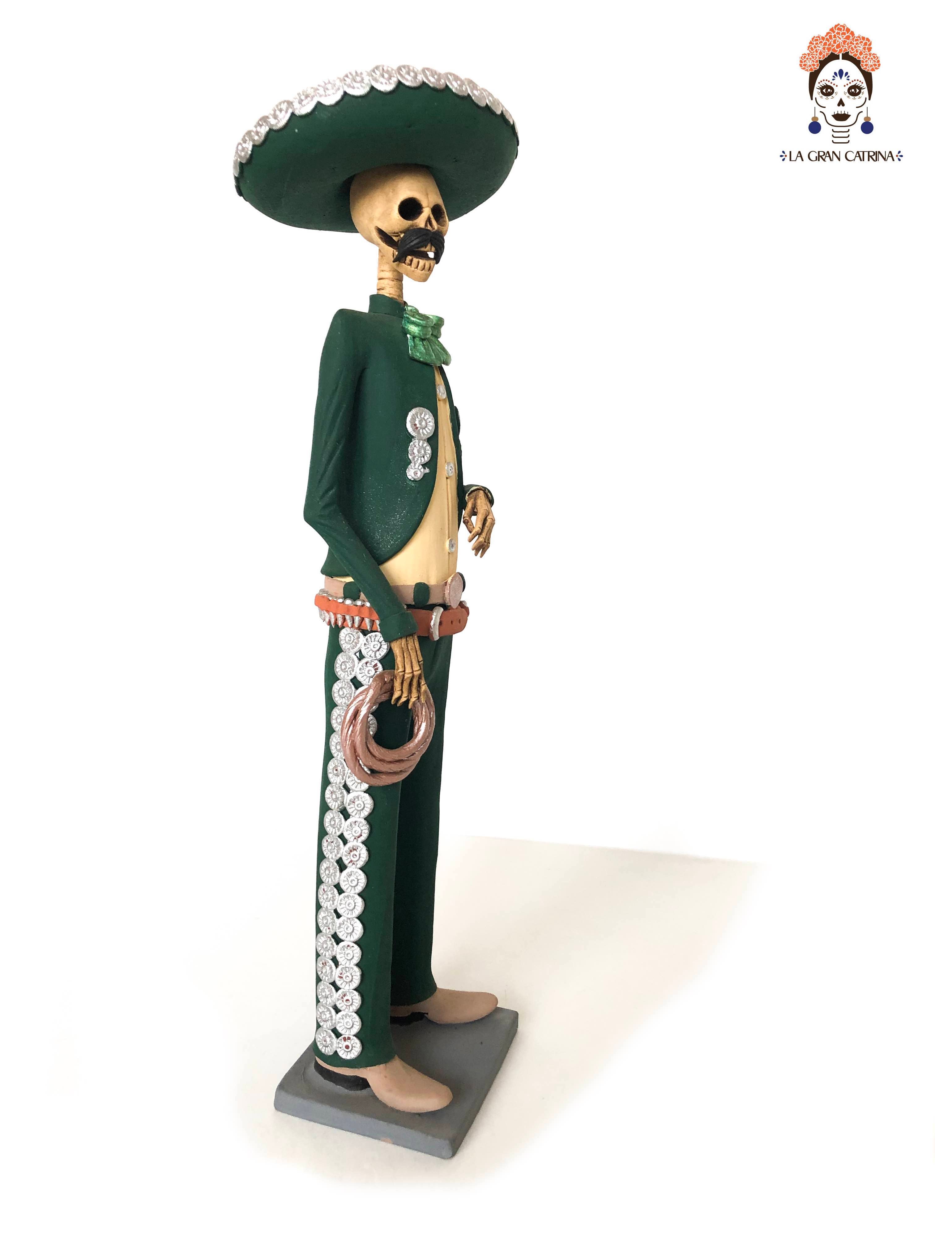 Pair of Catrines Charros - 15 in. Adan