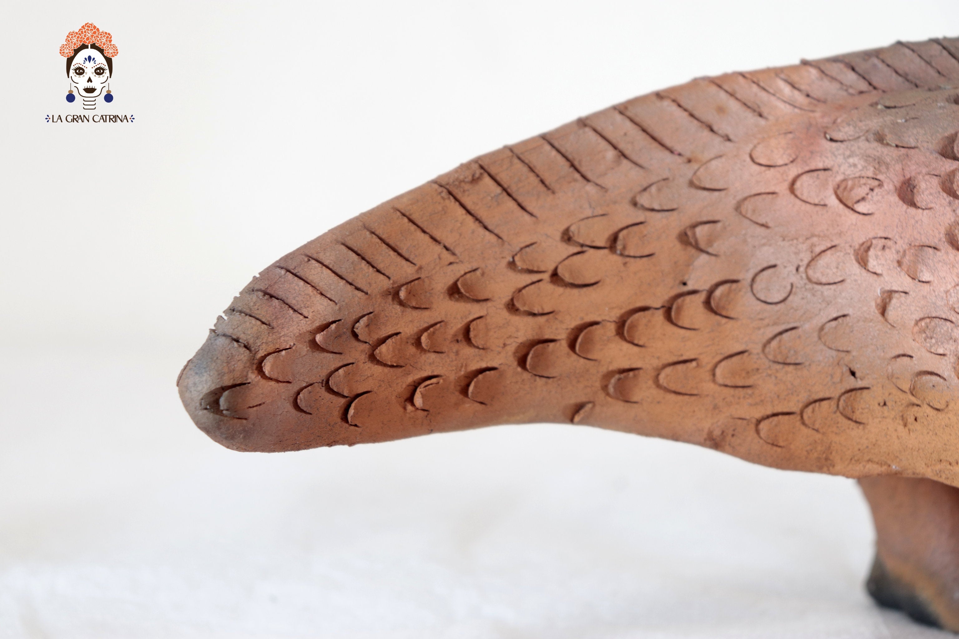 Axolotl of Natural Clay - 15.7 in. - in. Production Zipiajo