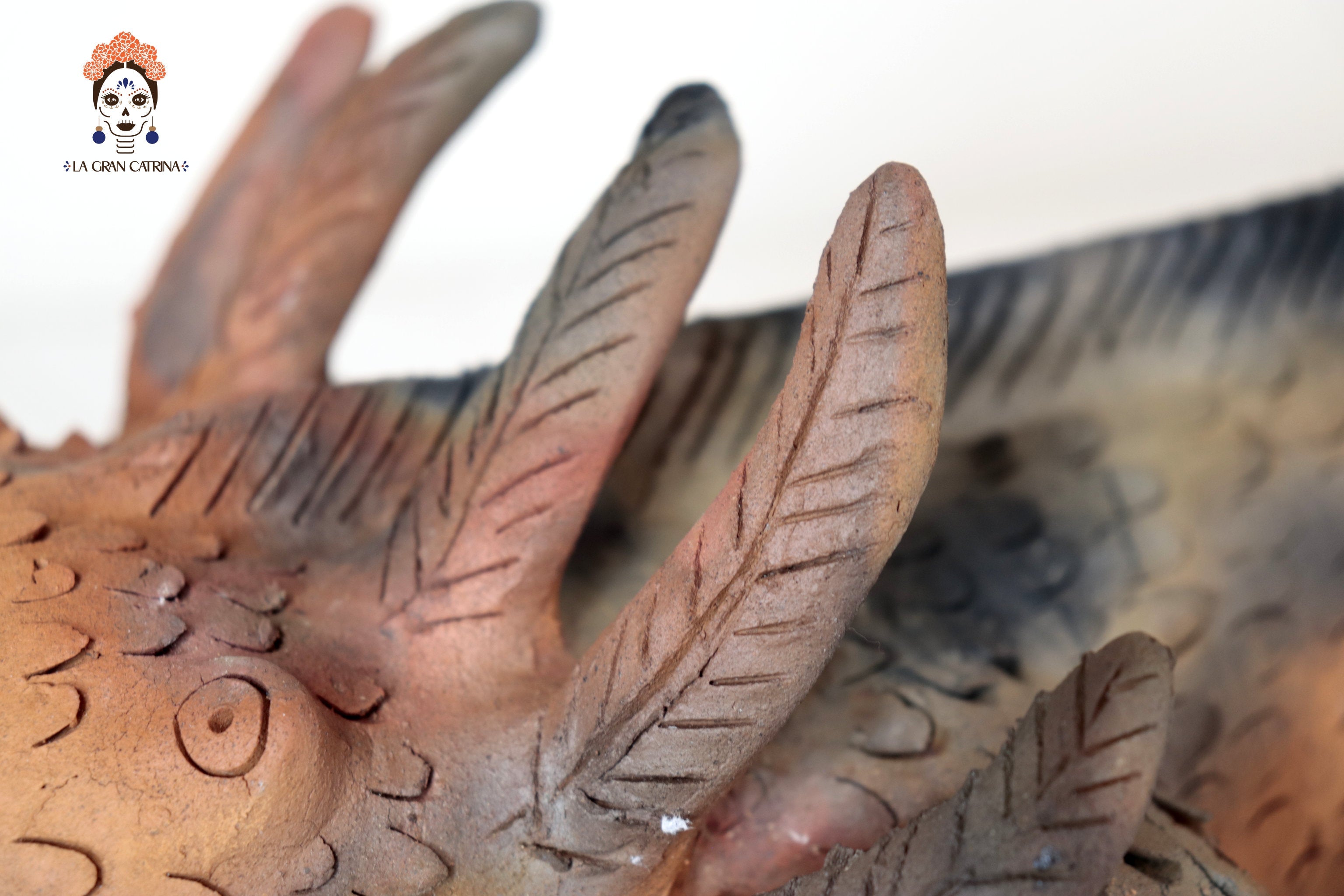 Axolotl of Natural Clay - 15.7 in. - in. Production Zipiajo
