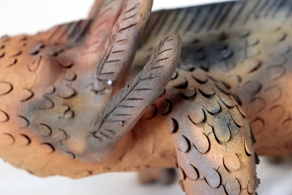 Axolotl of Natural Clay - 15.7 in. - in. Production Zipiajo
