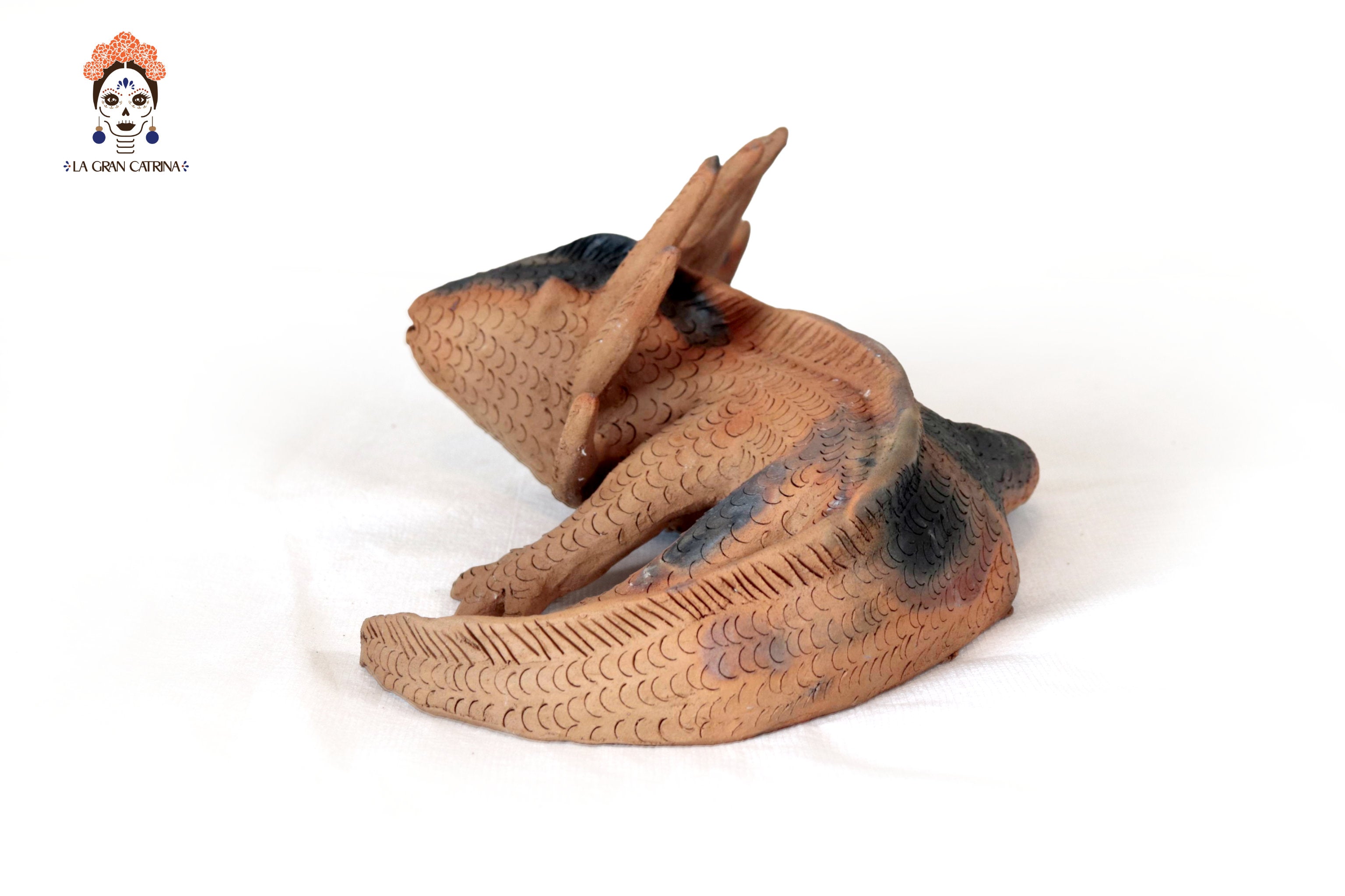 Axolotl II of Natural Clay - 14.1 in. Zipiajo