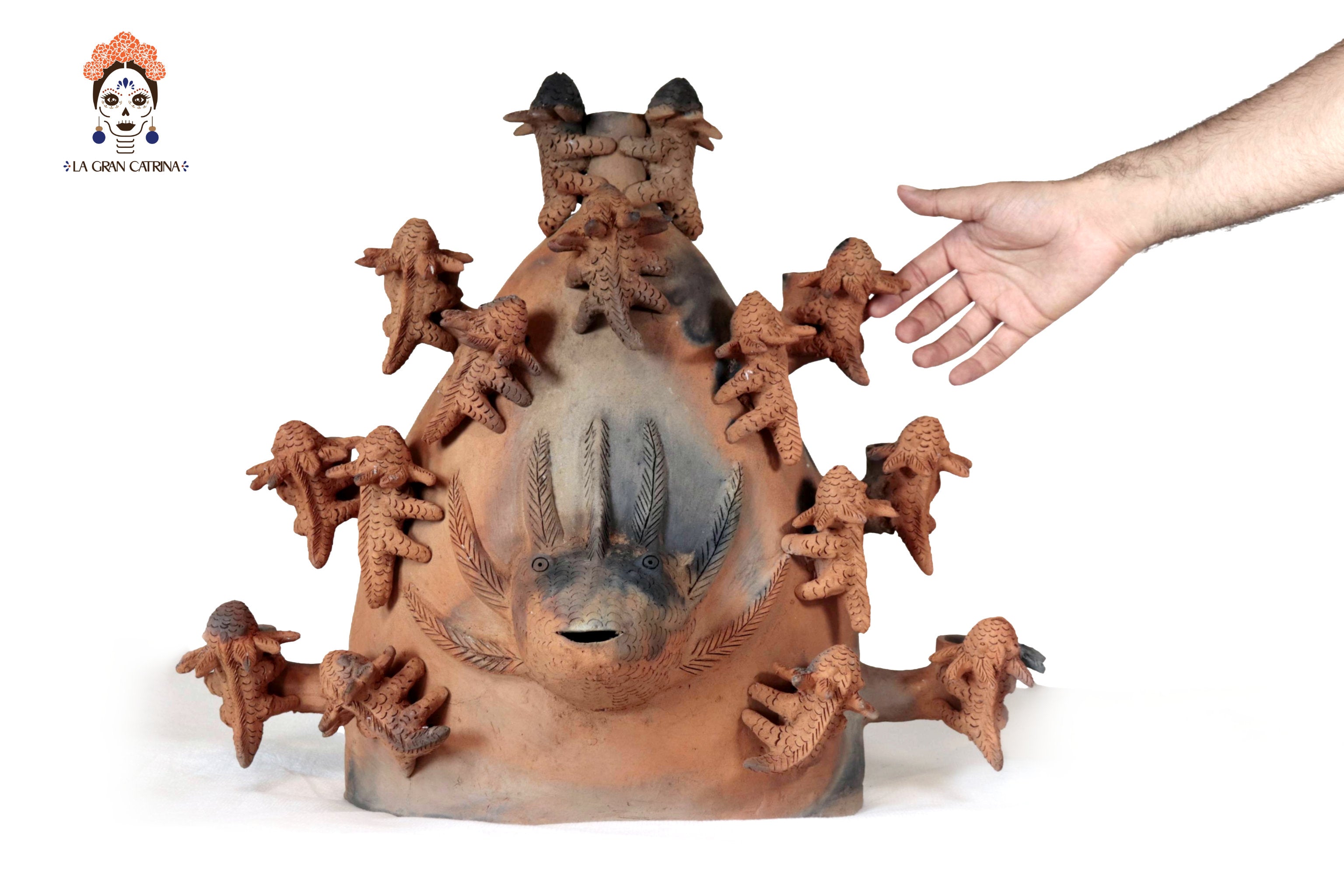 Candleholder Axolotl - 21.6 in. Zipiajo