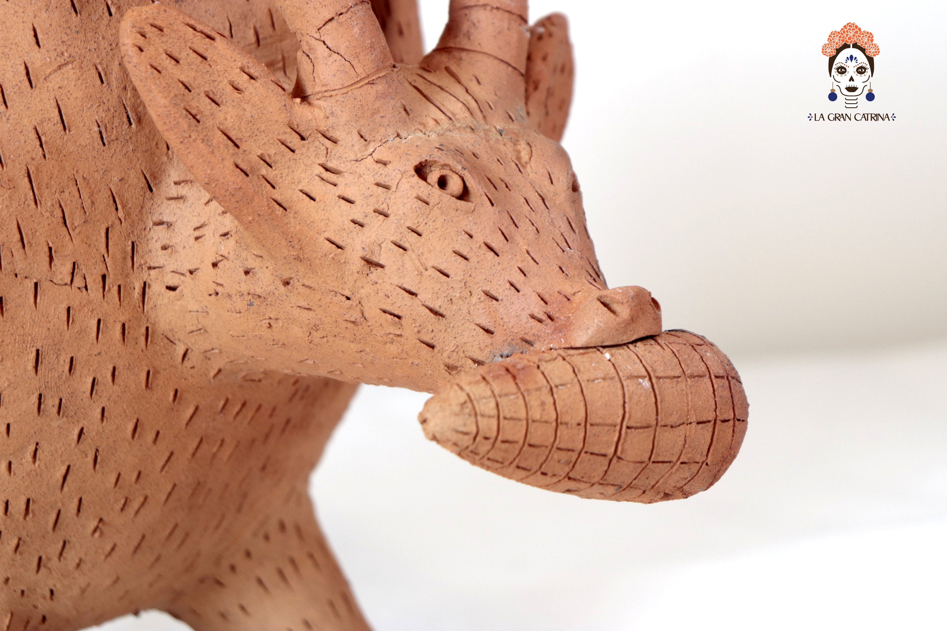 Impala Planter of Natural Clay - 12 in. Zipiajo