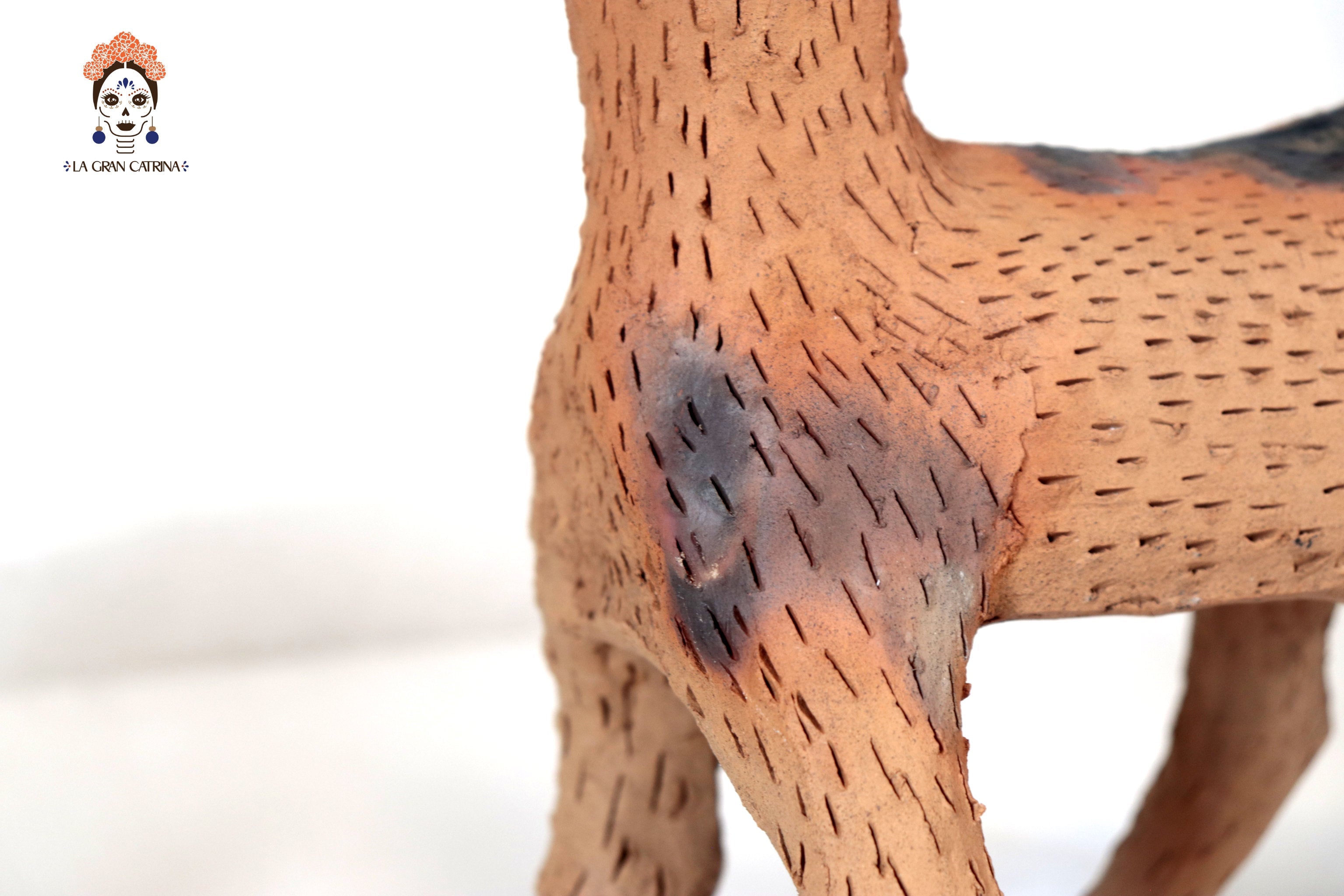 Coyotes of Natural Clay - 12.2 in. Zipiajo