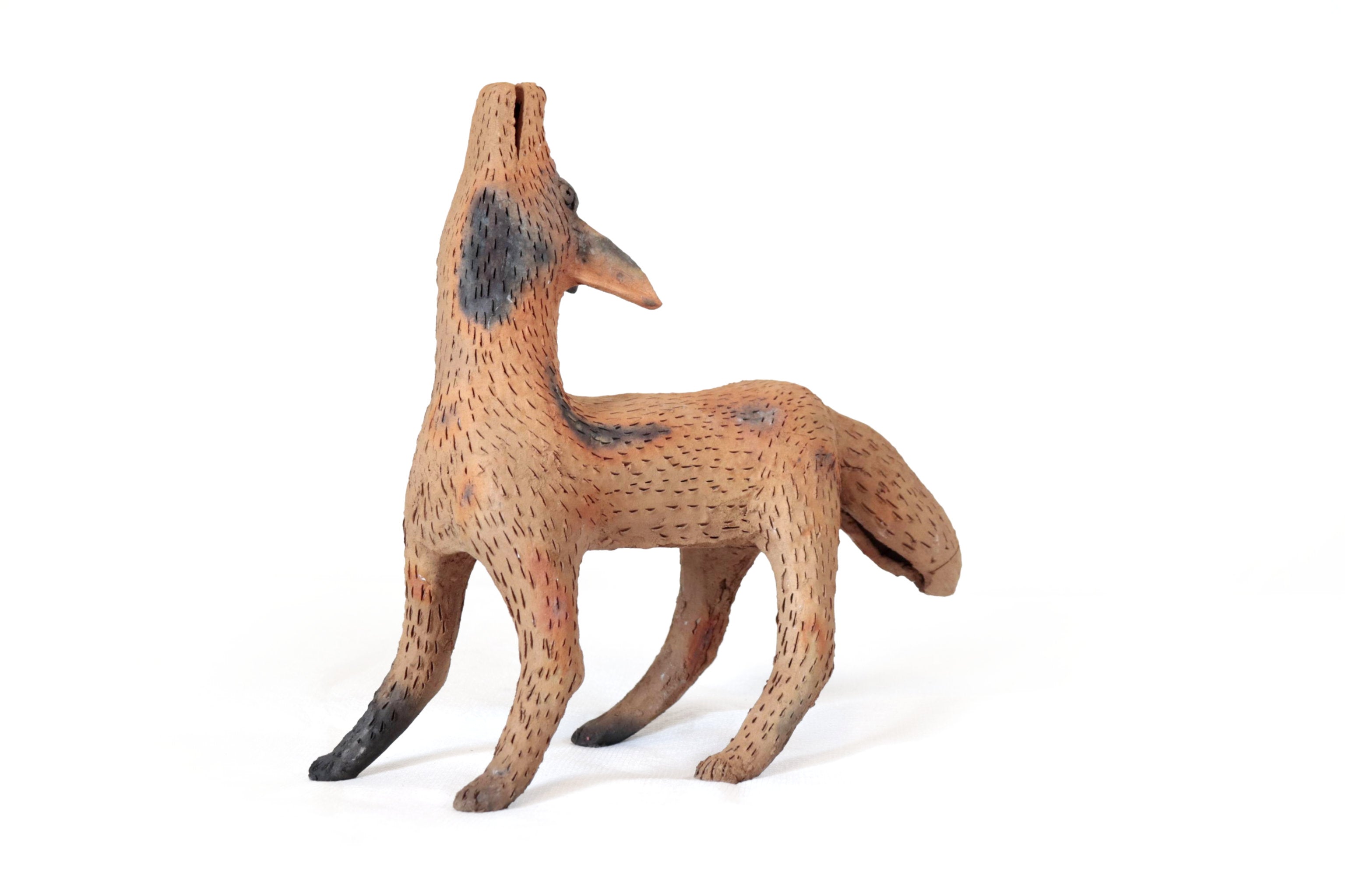 Coyotes of Natural Clay - 12.2 in. Zipiajo