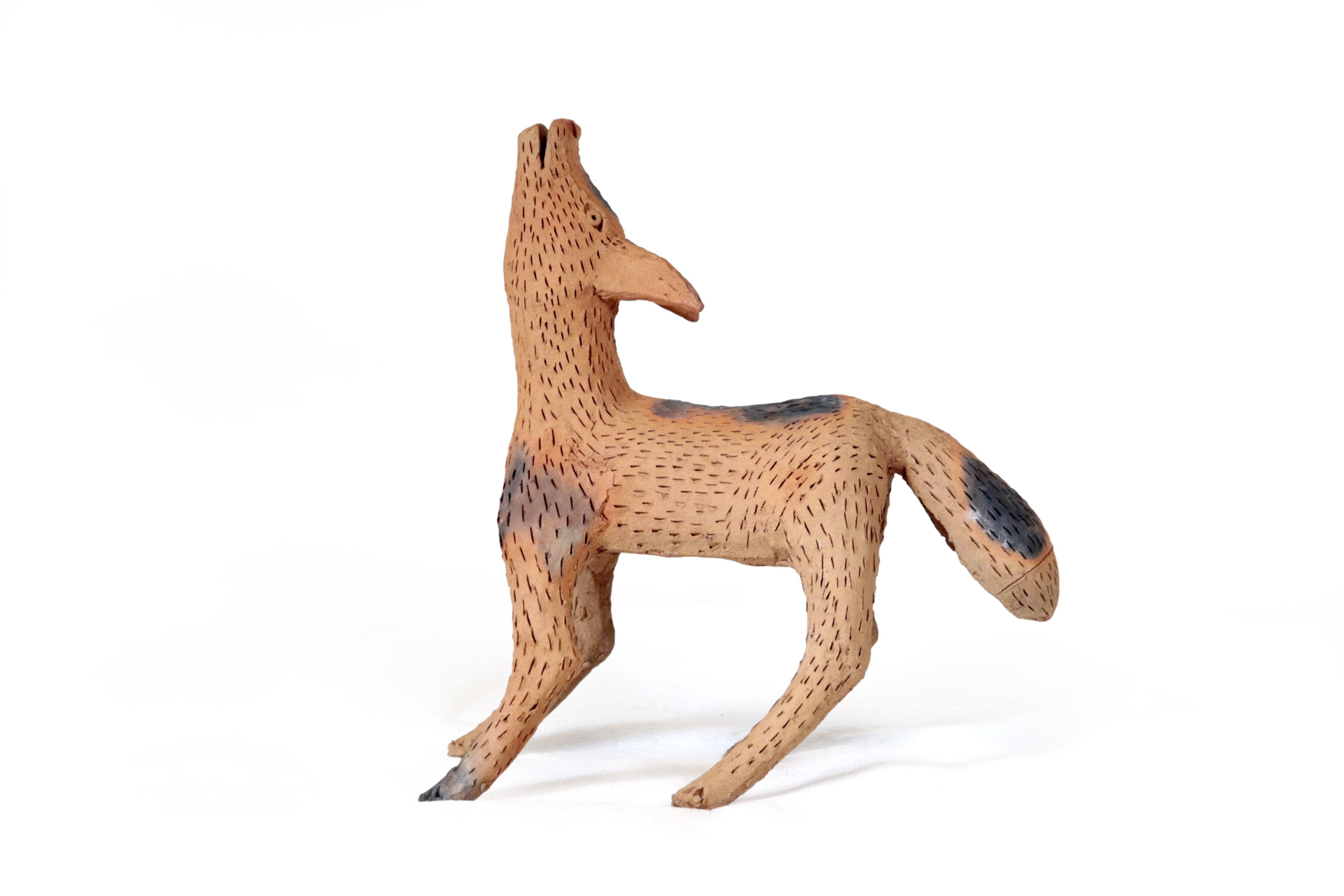 Coyotes of Natural Clay - 12.2 in. Zipiajo