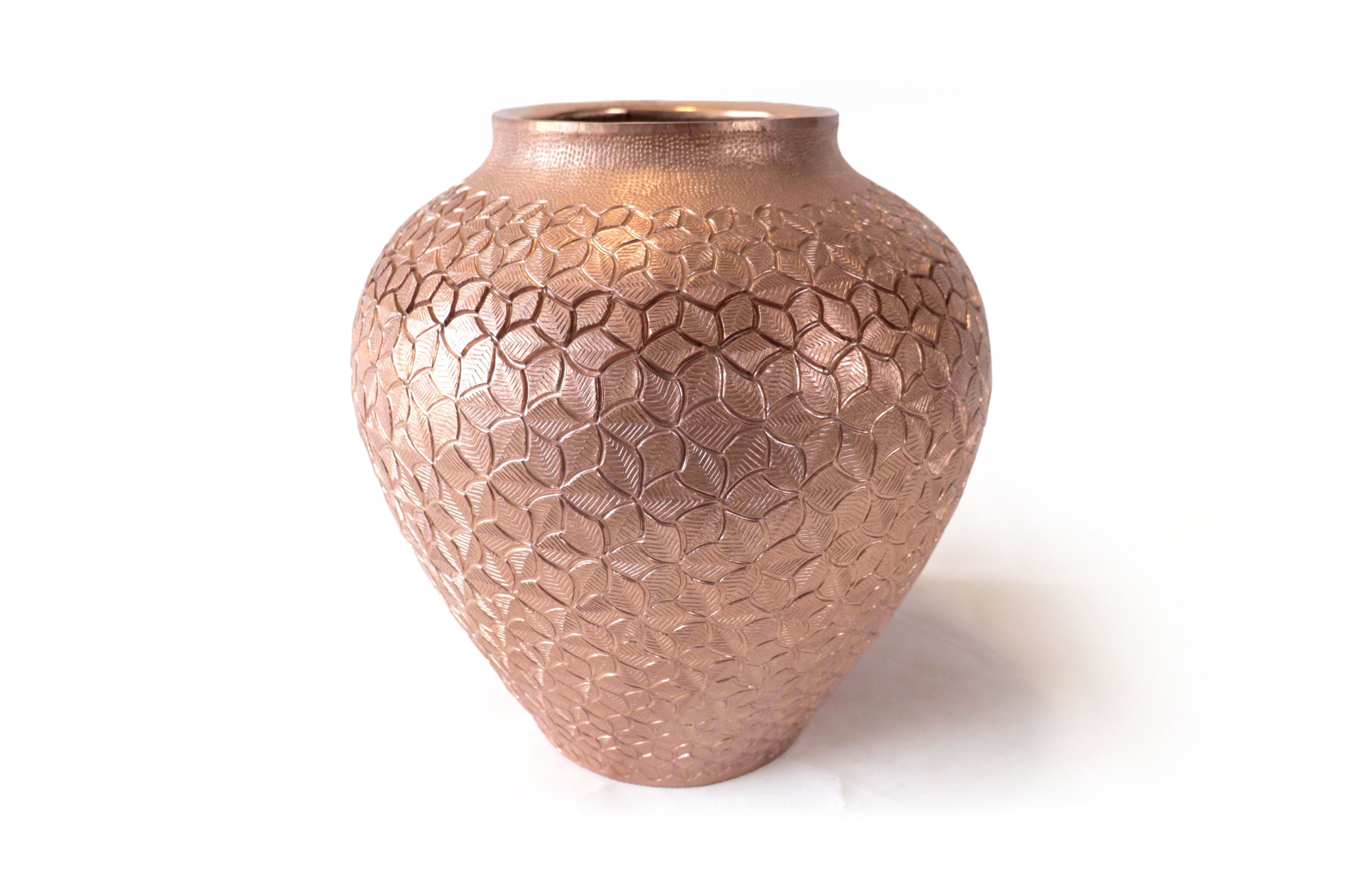 Vase of Contest of cobre - 11 in. Santa Clara del Cobre