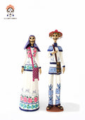 Pair of Catrines Huicholes - 20 in. - Made to Order Adan
