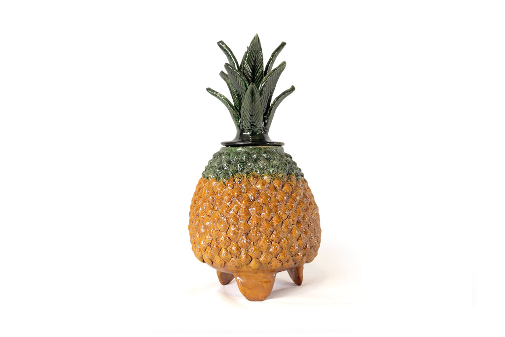 Michoacán Clay Pineapple - Pineapple natural - 18 in. Juan Gtz
