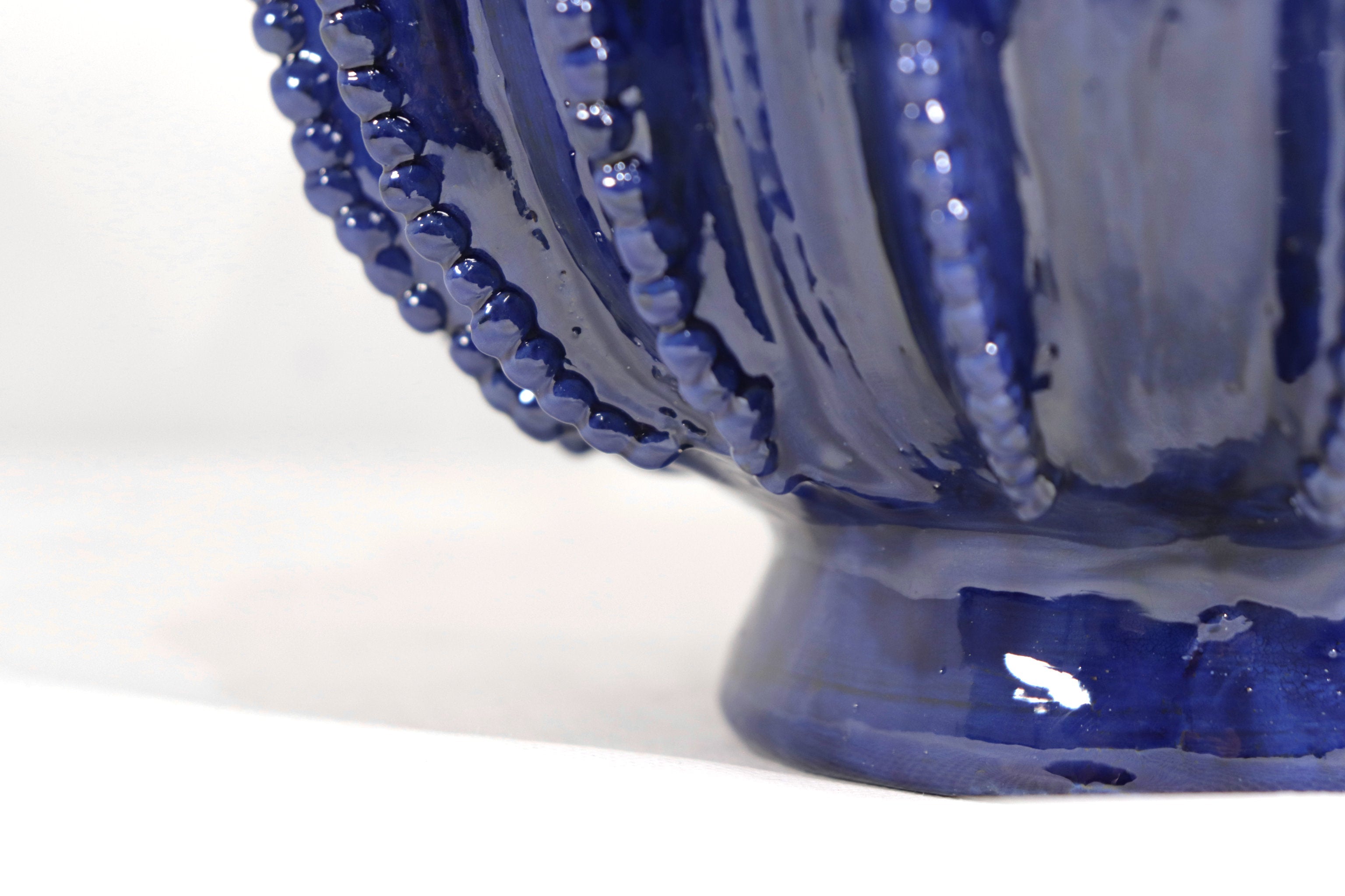 Michoacán Clay Pineapple - Blue barrel cactus - 13 in. Juan Gtz
