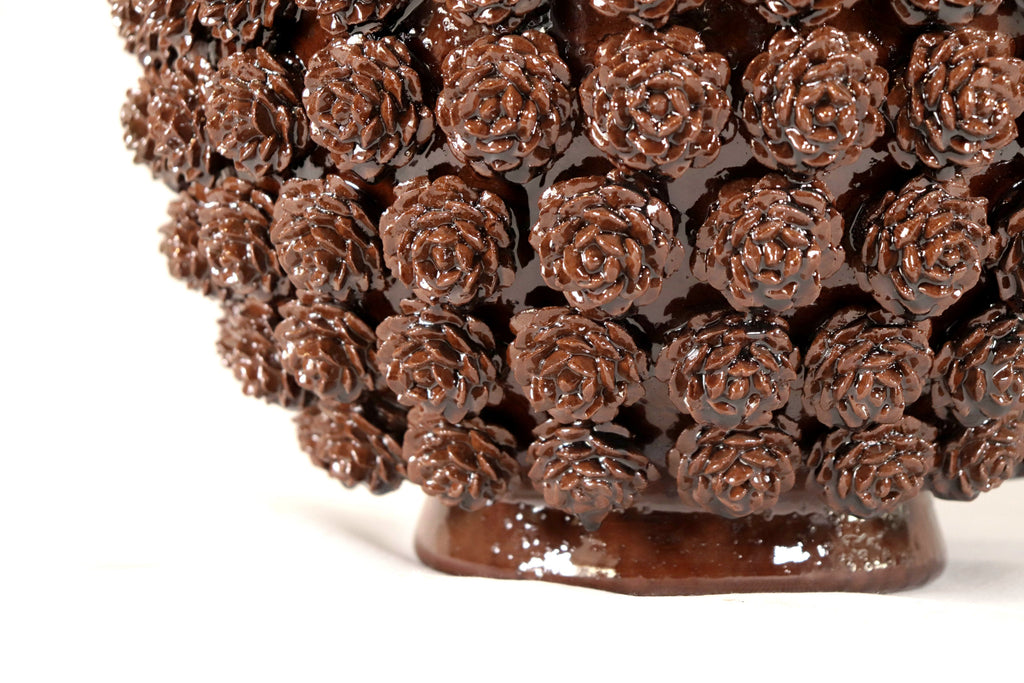 Michoacán Clay Pineapple - Pinkles brownes - 26 in. - Made to Order Juan Gtz