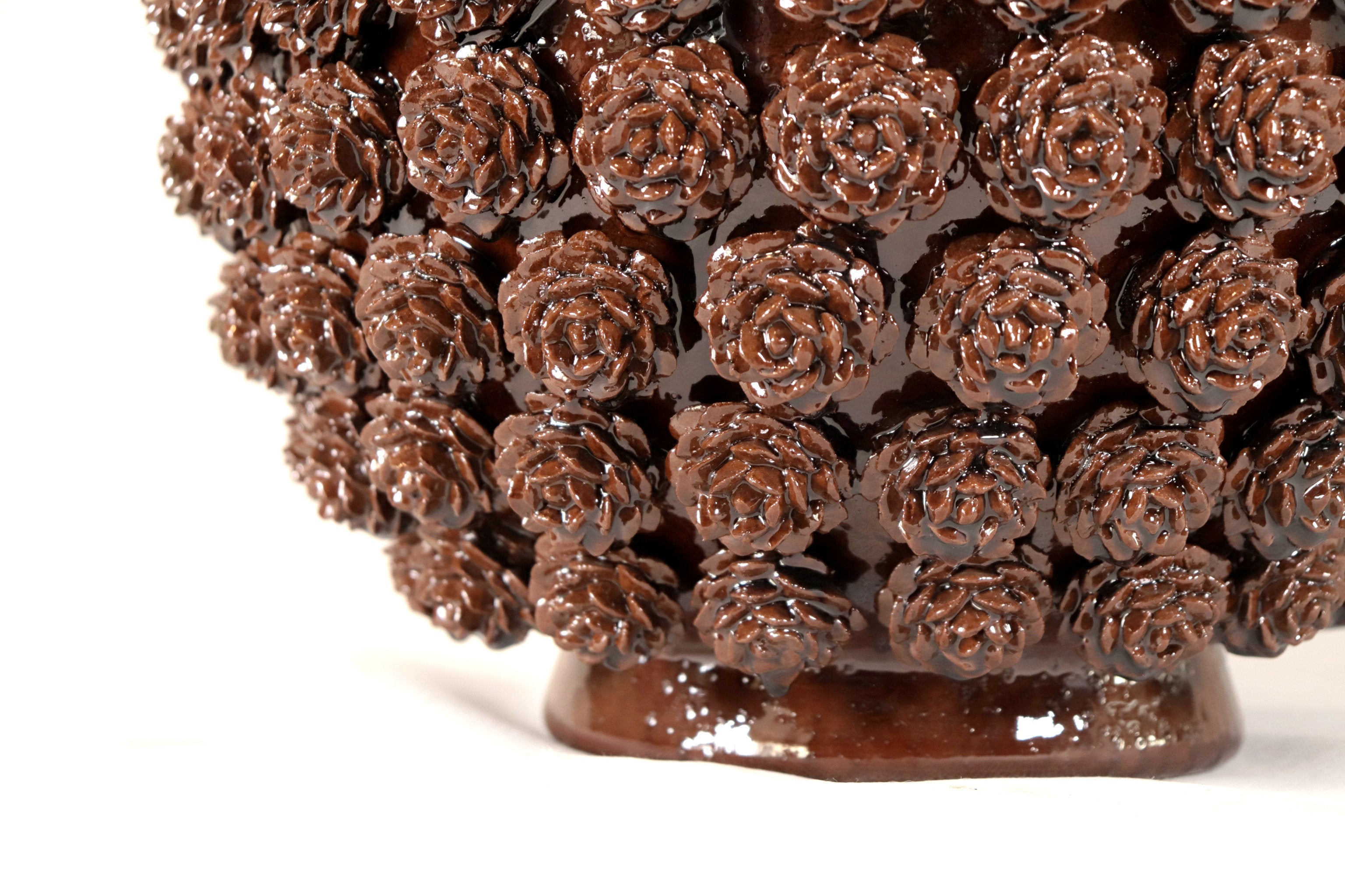 Michoacán Clay Pineapple - Pinkles brownes - 26 in. - Made to Order Juan Gtz