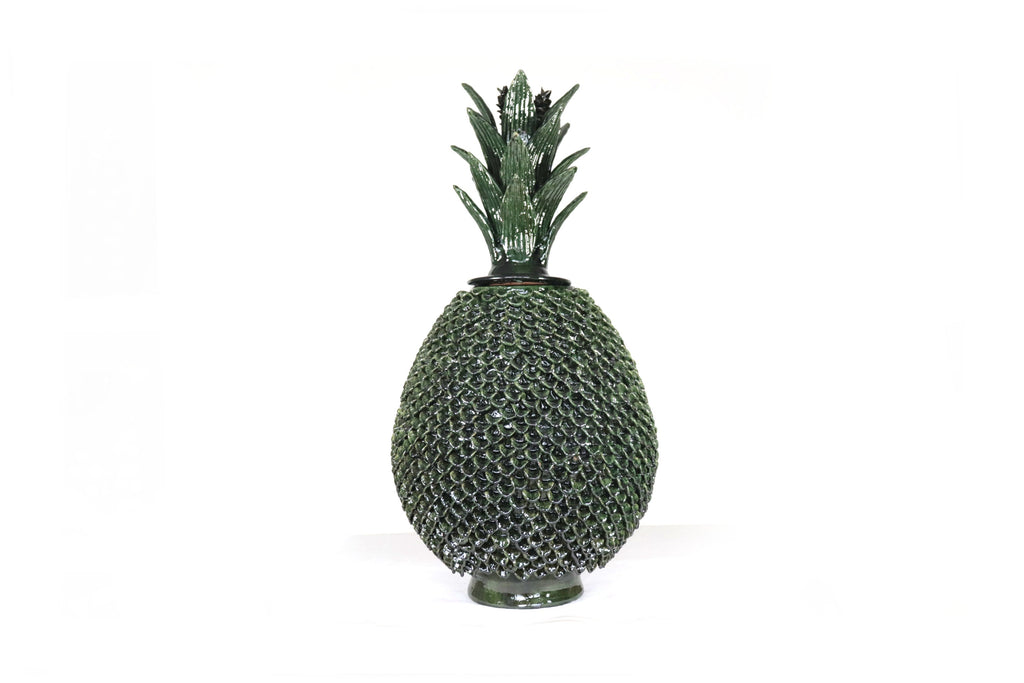 Michoacán Clay Pineapple - 26 in. - Petals Greens Juan Gtz