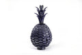 Michoacán Clay Pineapple - Blue with Leaves - 19.6 in. - Made to Order Juan Gtz