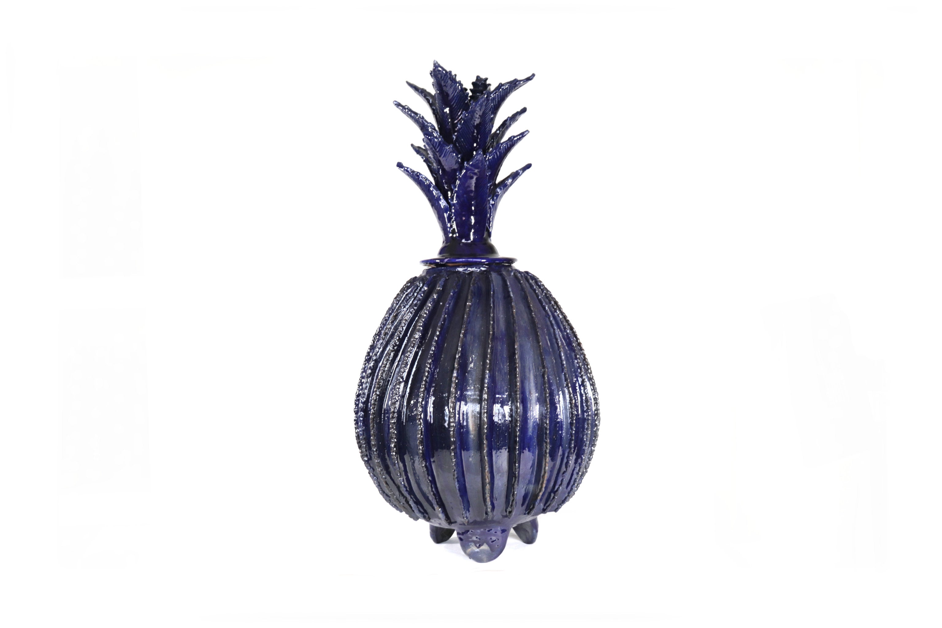 Michoacán Clay Pineapple - 26 in. - Blue Barrel Cactus Juan Gtz