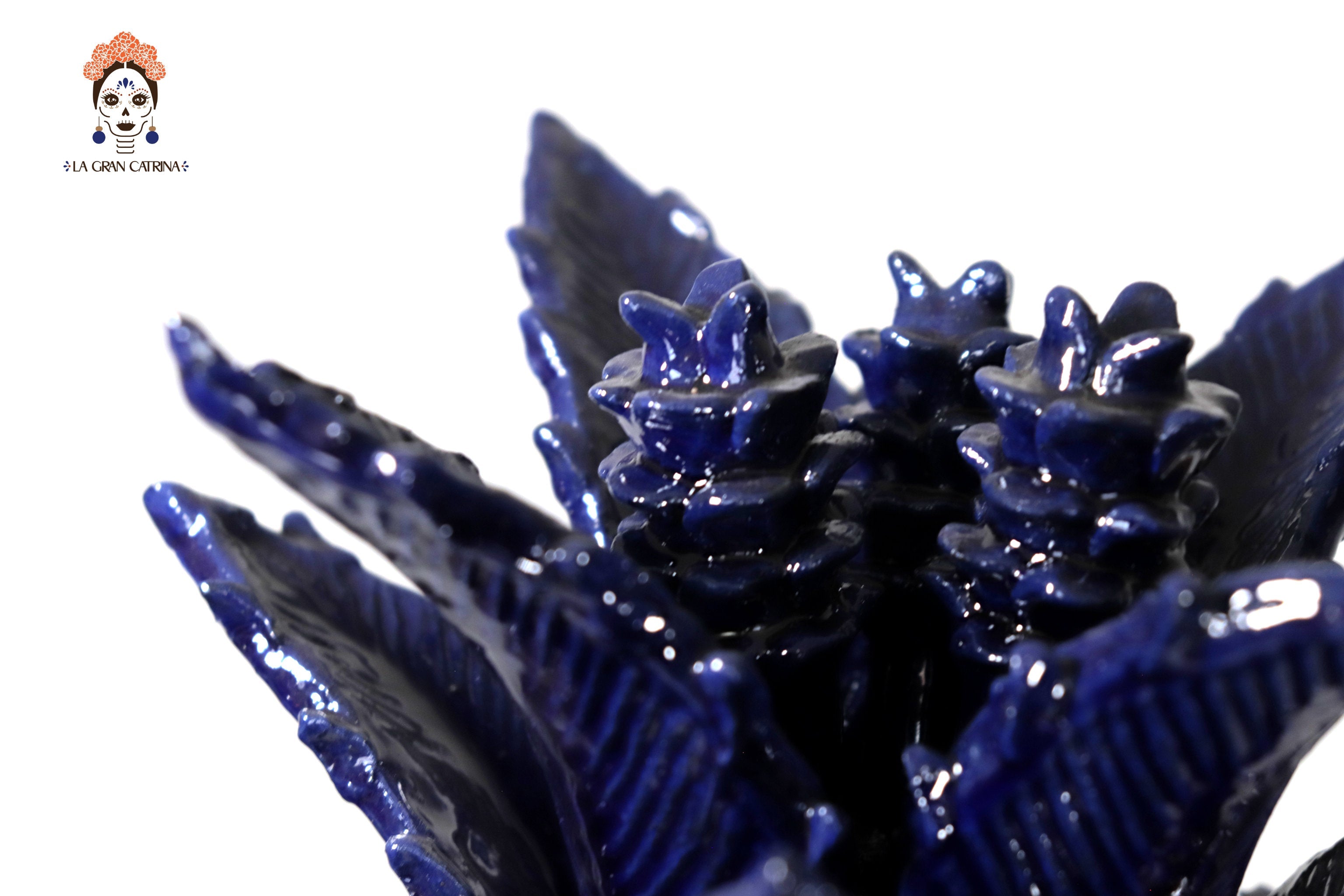 Michoacán Clay Pineapple - 26 in. - Blue Barrel Cactus Juan Gtz