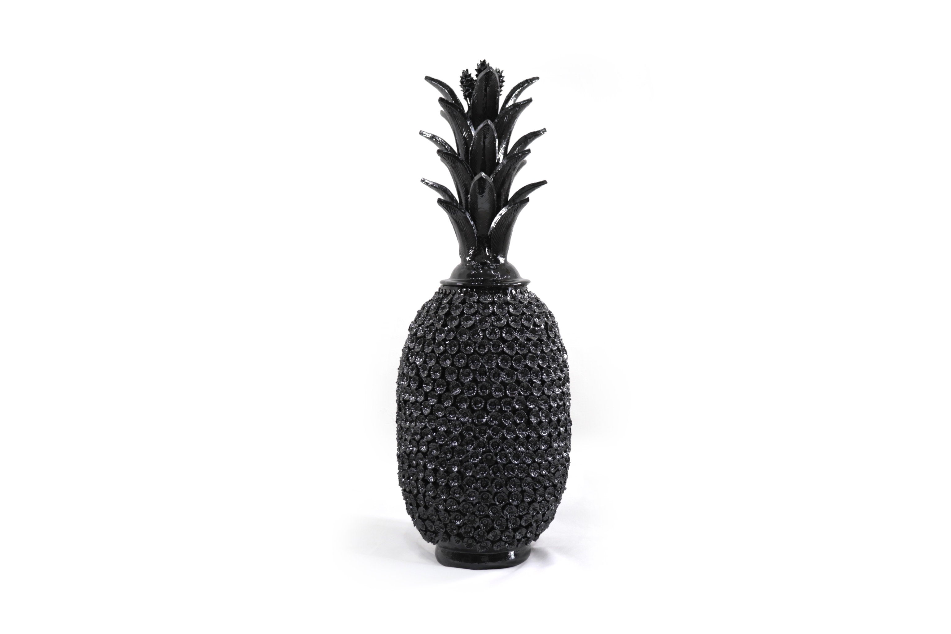 Pineapple black with Flowers - 36 in. Juan Gtz