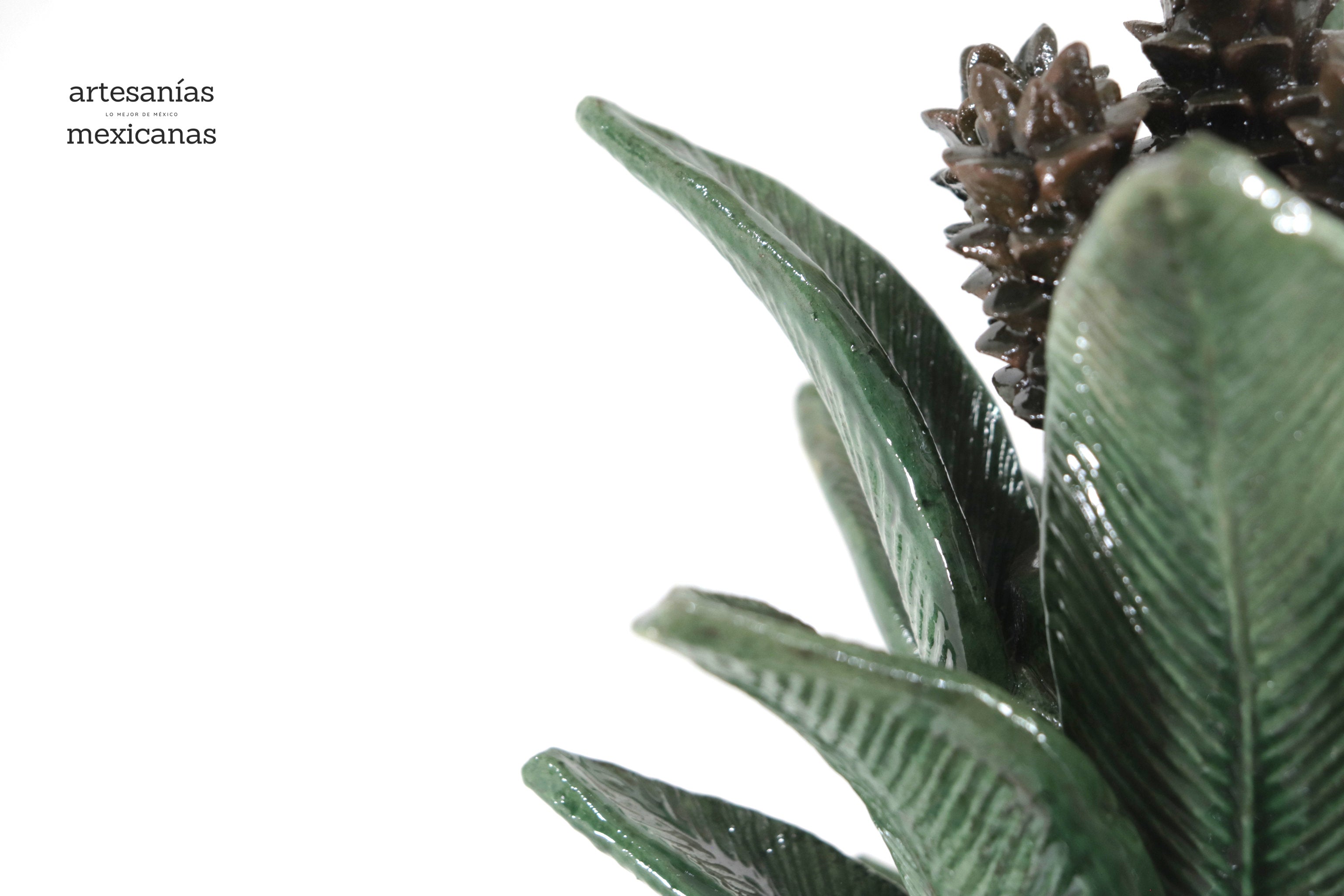 Green Pineapple with Petals - 36 in. Juan Gtz
