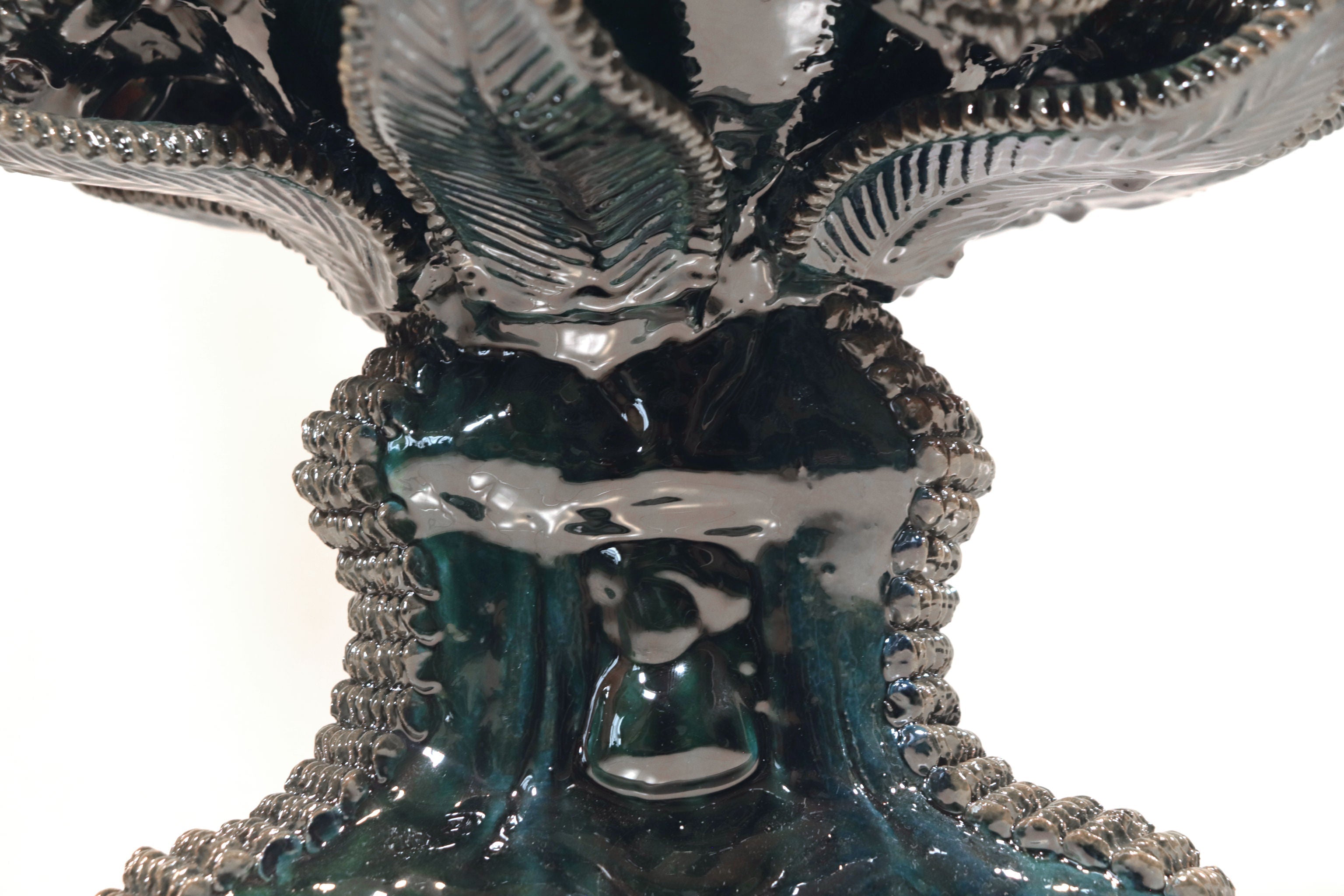 Michoacán Clay Pineapple - Alga Marina - Piece Contest - 36 in. Chema SJG