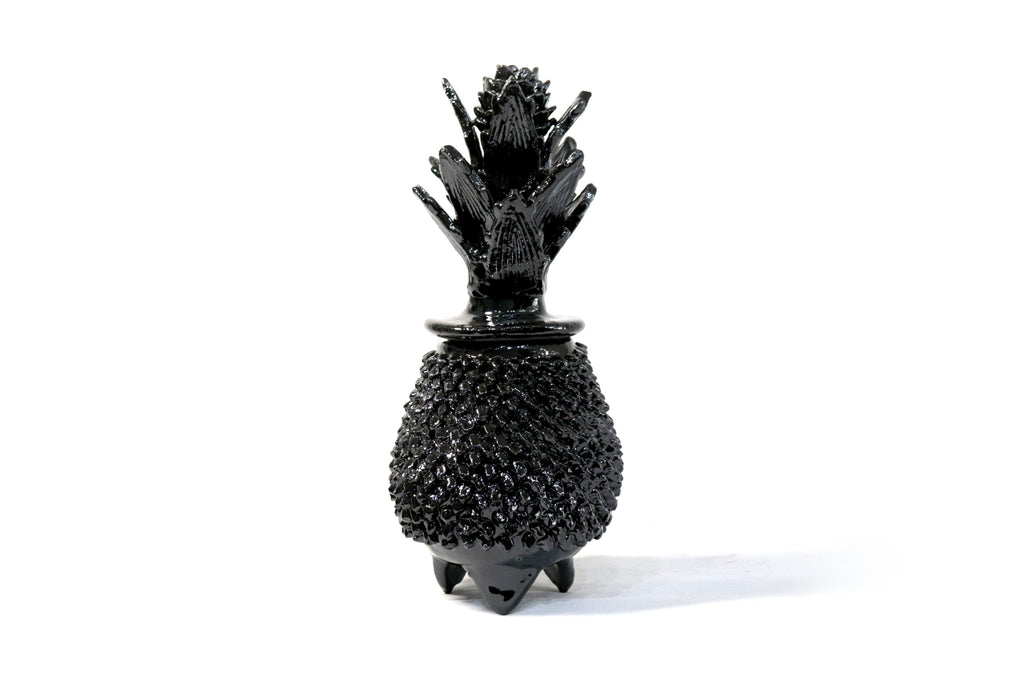 Michoacán Clay Pineapple - Spikes Black - 11 in. Juan Gtz