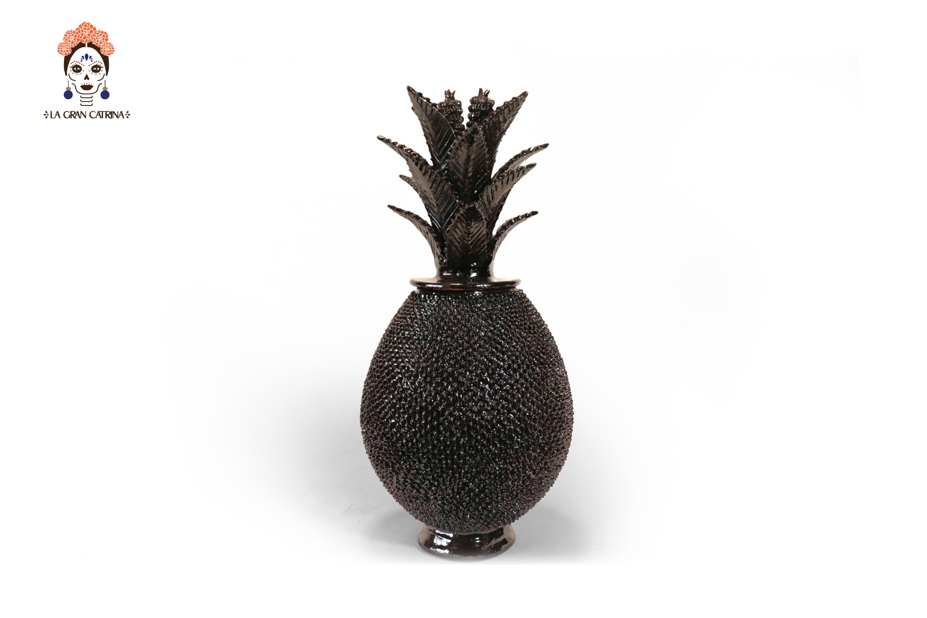 Pineapple vidriada Black - 24 in. Juan Gtz