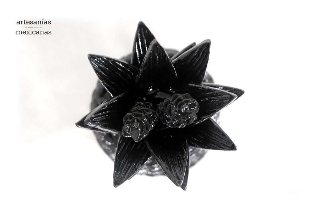 Michoacán Clay Pineapple - Papaya Black - 22 in. Juan Gtz