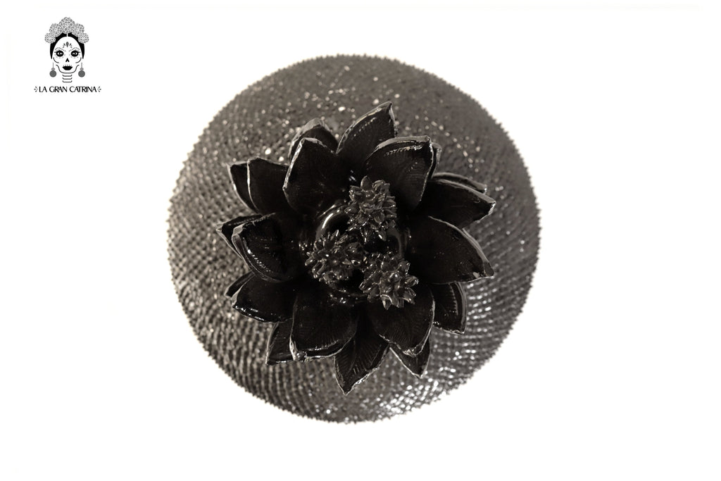 Michoacán Clay Pineapple - Saucer black - 24 in. Juan Gtz