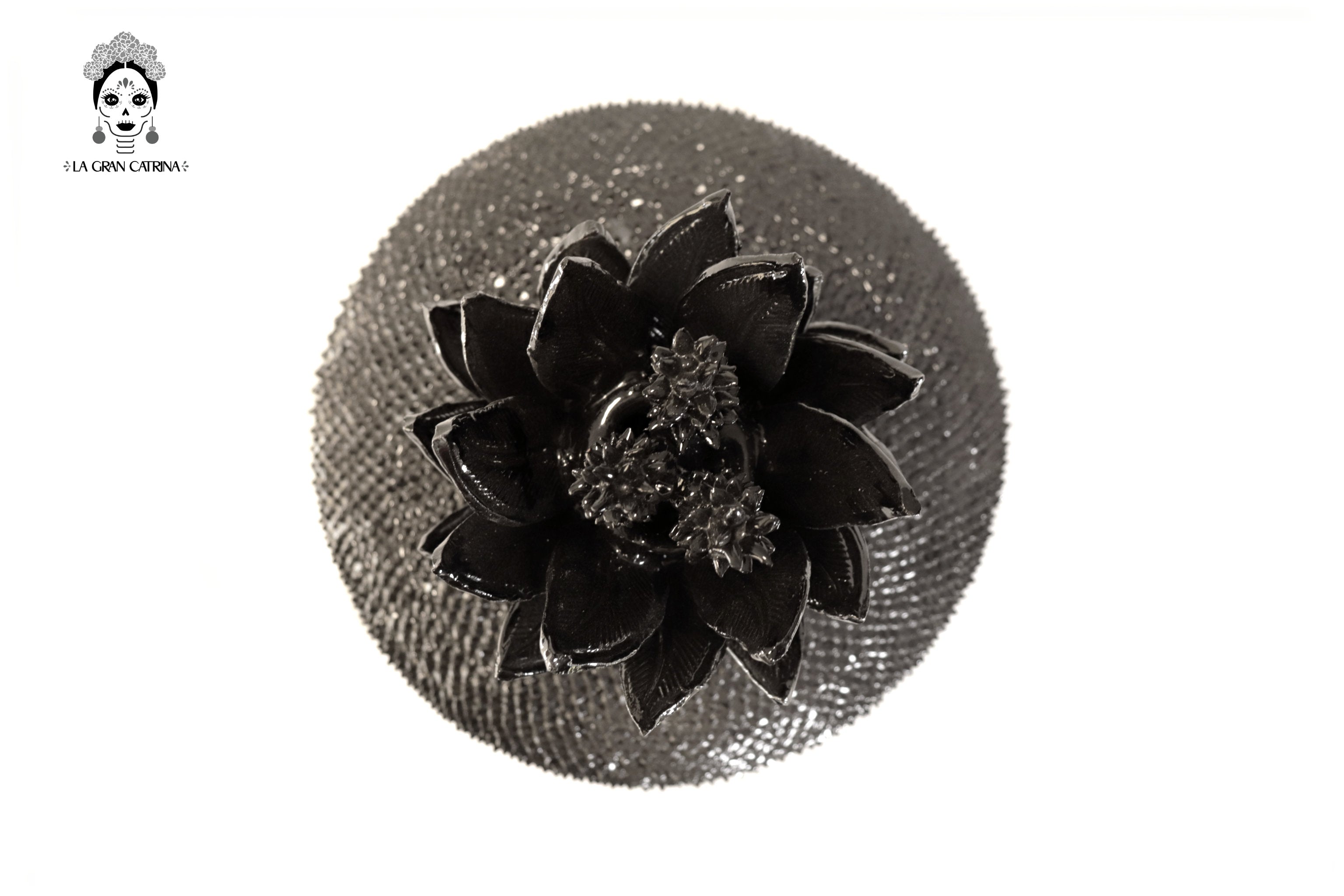 Michoacán Clay Pineapple - Saucer black - 24 in. Juan Gtz