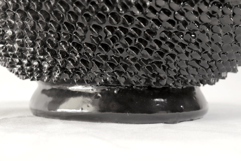 Michoacán Clay Pineapple - Saucer black - 24 in. Juan Gtz
