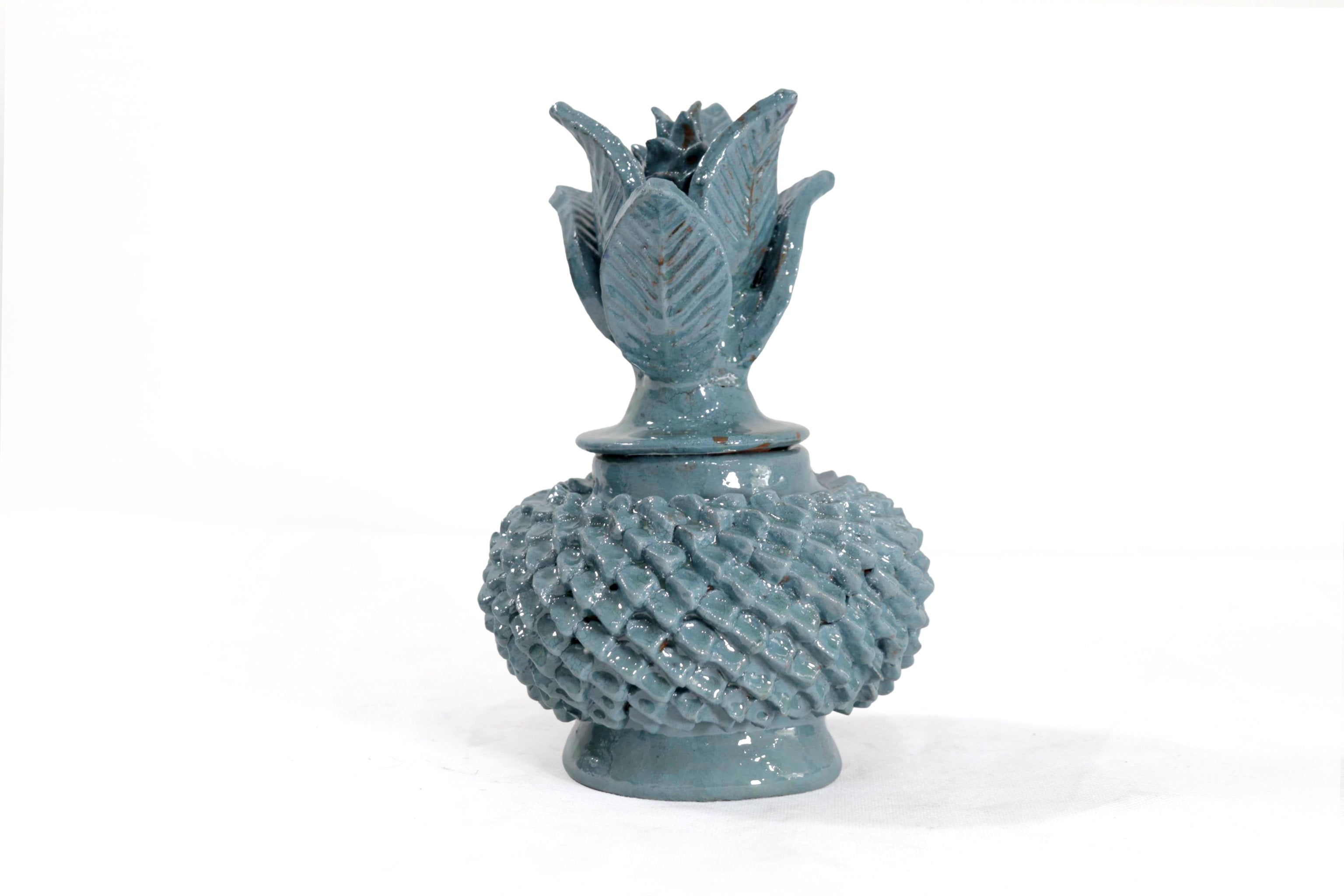 Small Pineapple Turquoise of Ladrillo - 8.5 in. Juan Gtz